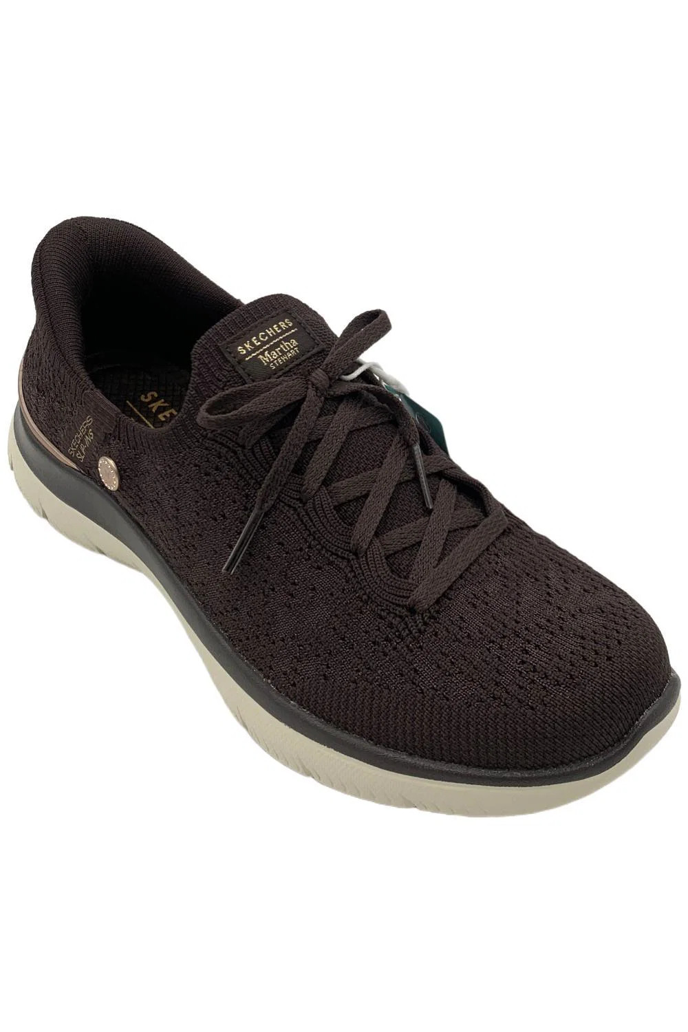 Skechers x Martha Stewart Women's Slip-Ins Summits Floral Dreams Brown