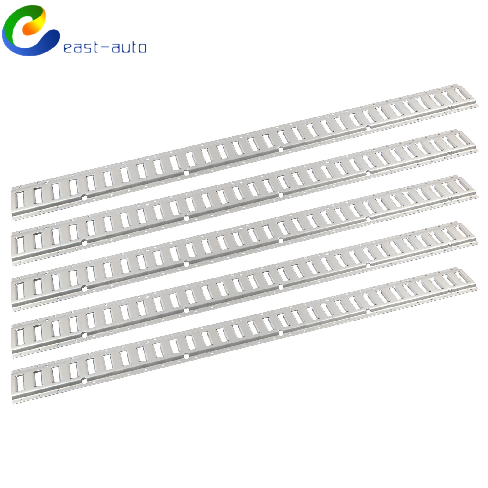 Fit For RV Trailer Camper Truck 5 Pack 5' E Track Tie Down Rail Kit