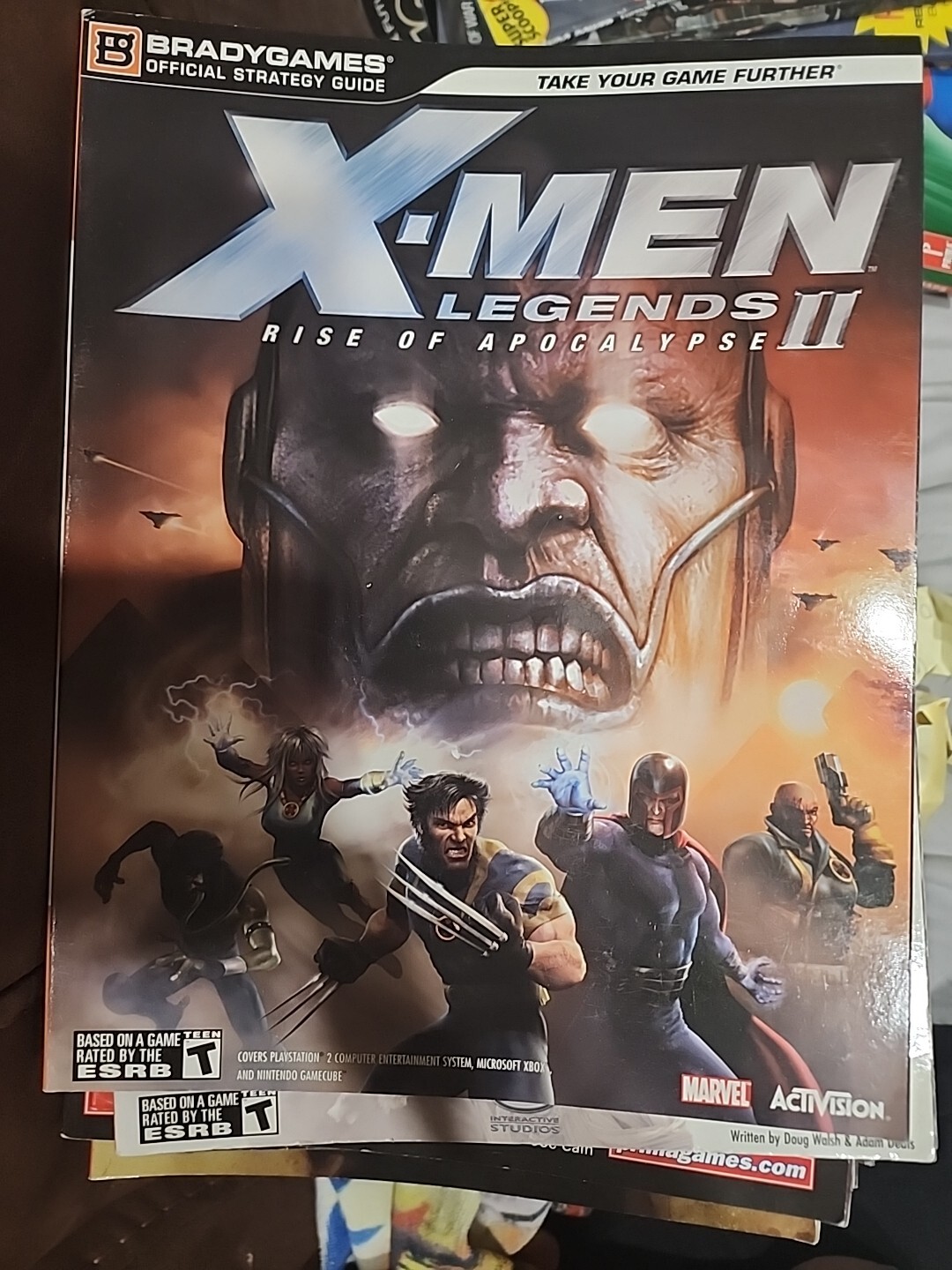 X Men Legends II 2 Rise Of Apocalypse Official Strategy Guide (Brady, 2005) Nice