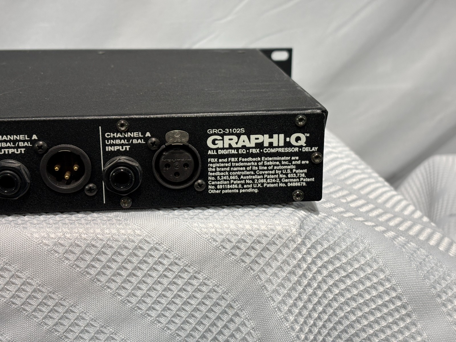 Sabine GRQ-3102S Graphi-Q Digital EQ FBX Compressor Delay