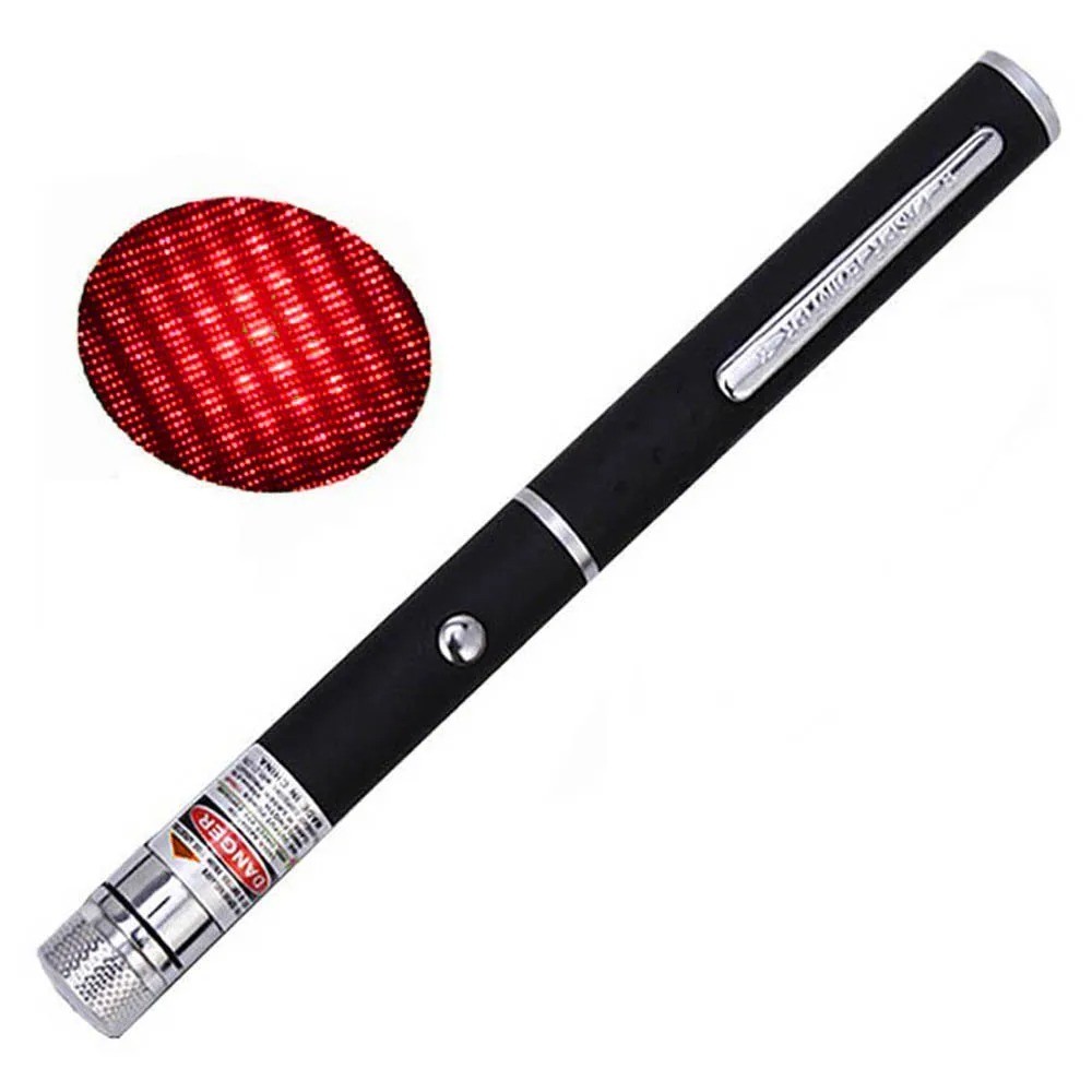 1 Laser pen Pointer Light Cat Toy Interactive Training Keychain LED 1MW UK