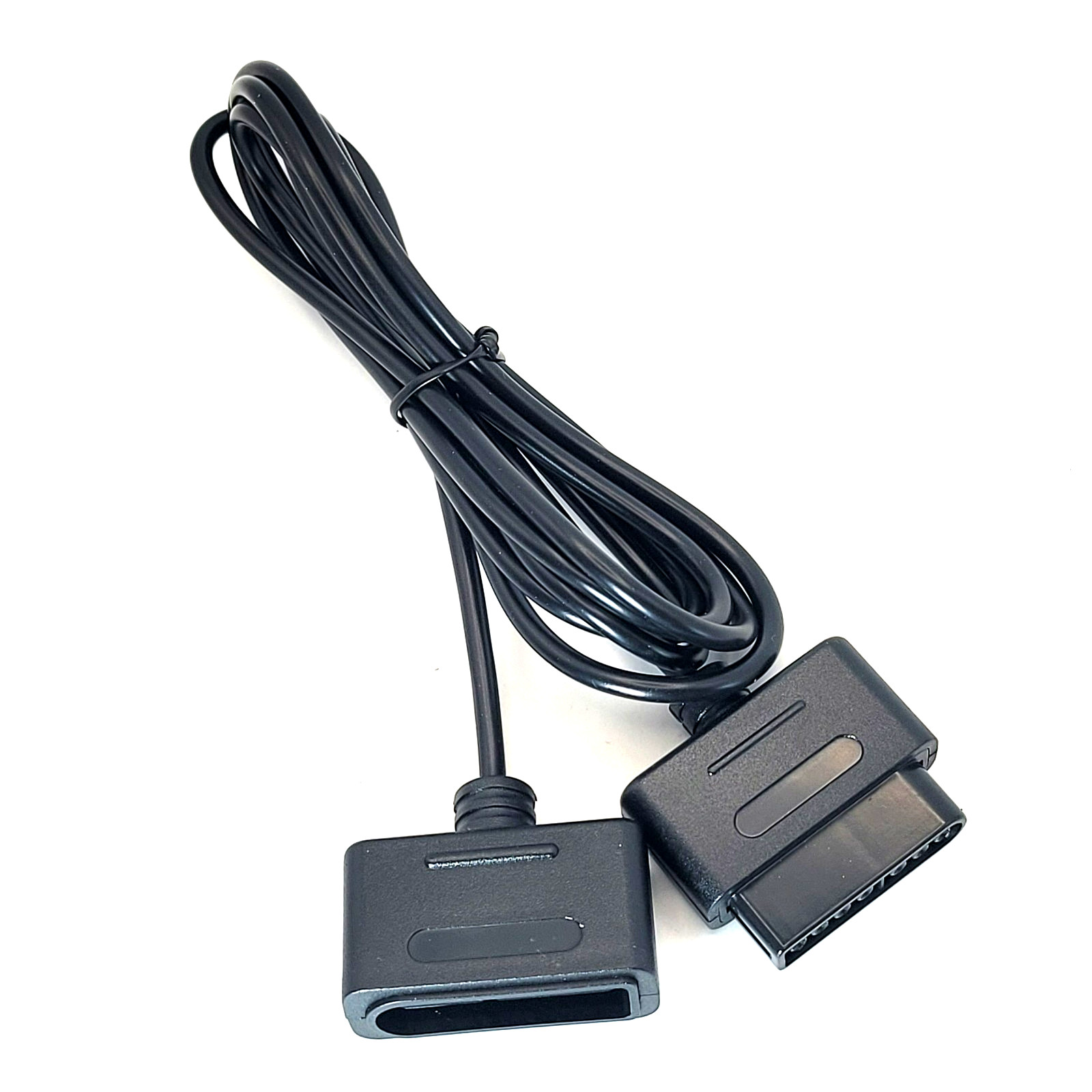 SNES / Super Nintendo Controller Extension Cable Cord (6 Feet) - Black