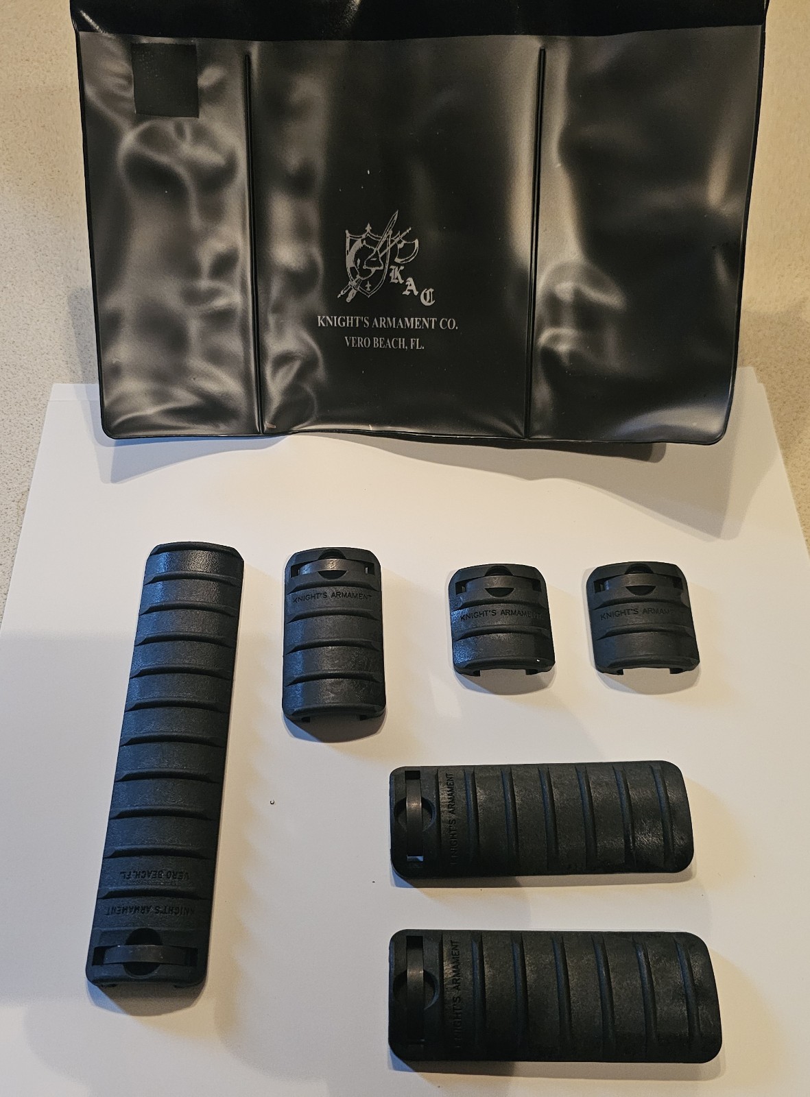 Knight's Armament KAC  Rail Cover Set. Gwot Era Mfg Date 04.
