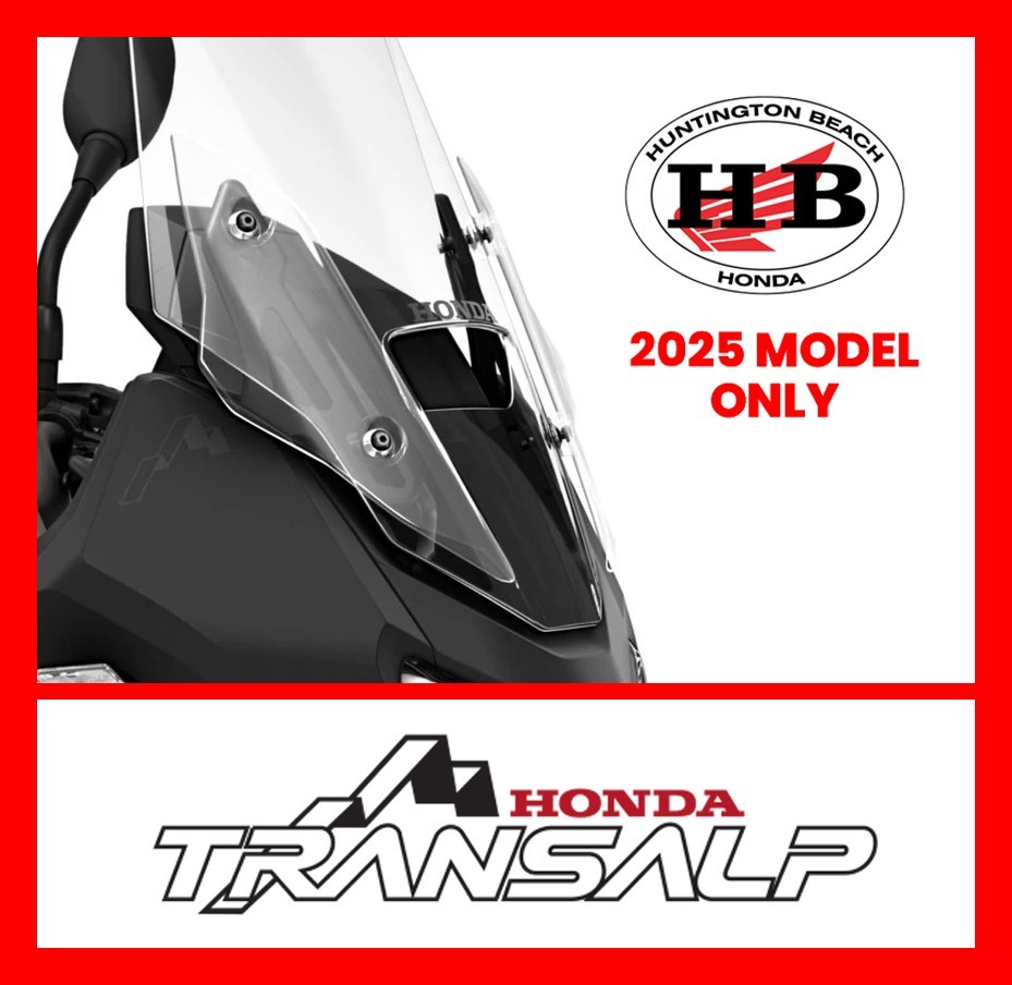 HONDA OEM WINDSCREEN DEFLECTORS FOR 2025 XL750 TRANSALP 08R72-MLC-D30