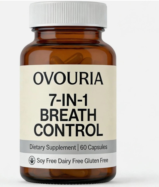Ovouria Breath and Gut Balance, 7-In-1 Advanced Breath Restoration Formula for O