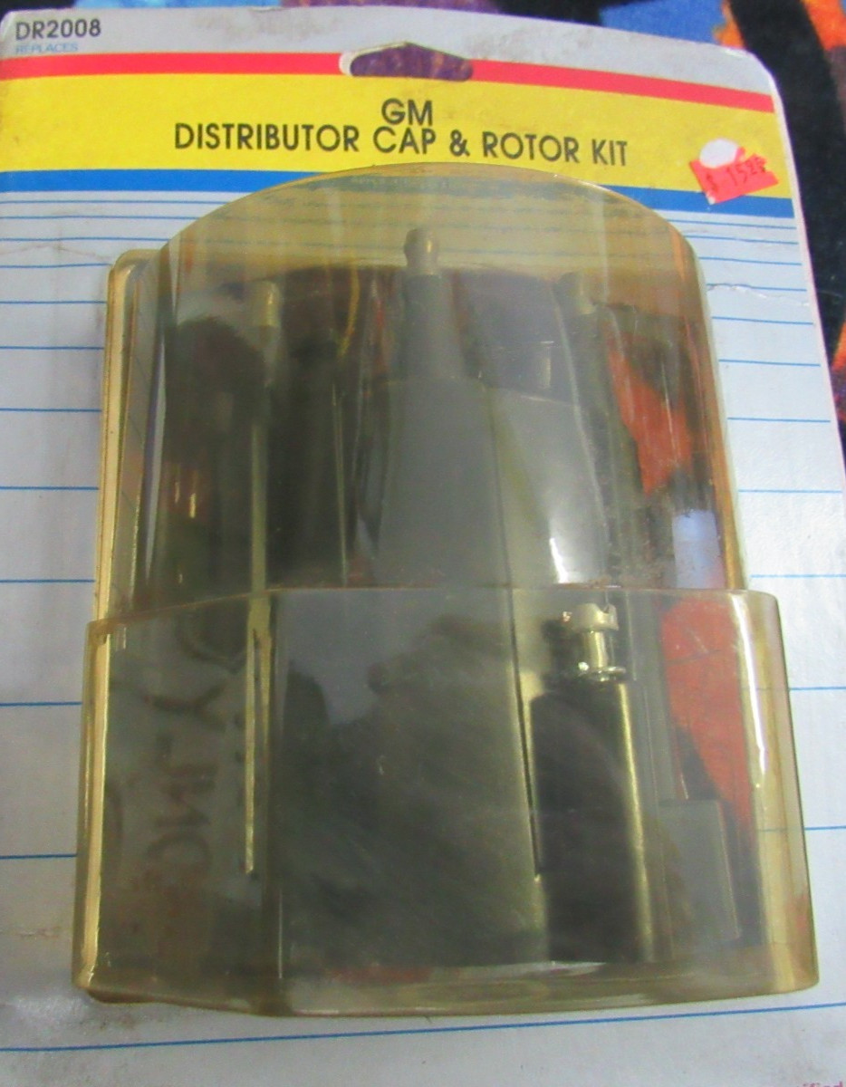 NEW Wells - DR2008 - 2.8 Liter - GM Buick Pontiac Olds -Distributor Cap & Rotor