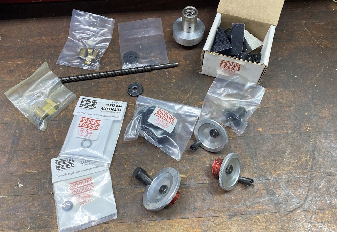 Sherline Lathe  Lot Of Assorted Parts/Tooling/Accessories