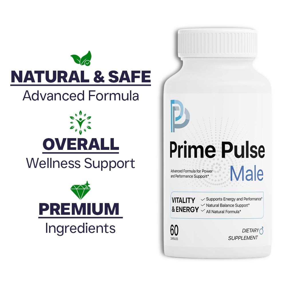 Prime Pulse Male Enhancement Supplement for ED, Prime Pulse Male Pills (3 Pack)