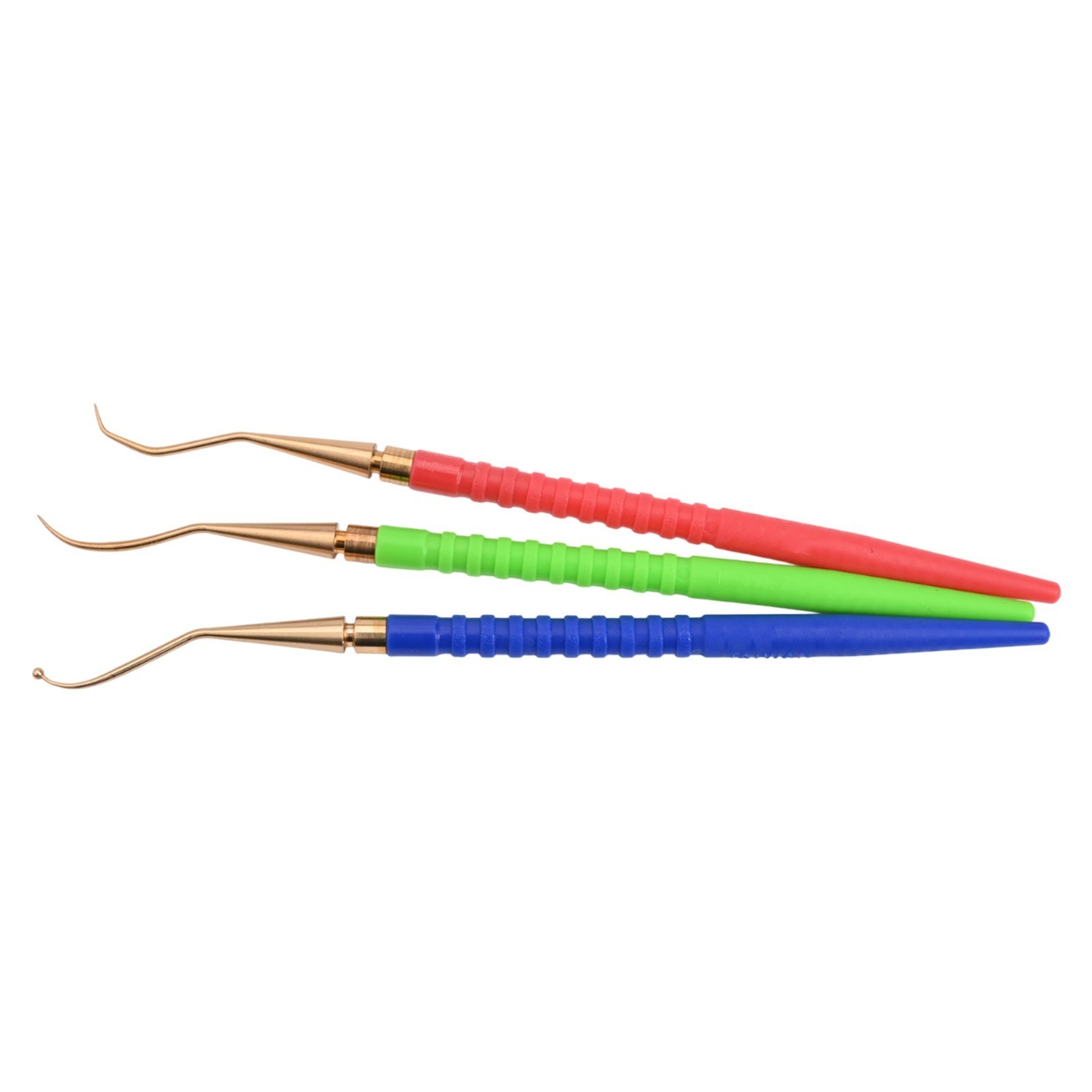 Reliable 3 Piece Brass and Plastic Handle O Ring Removal Tool Kit for Divers