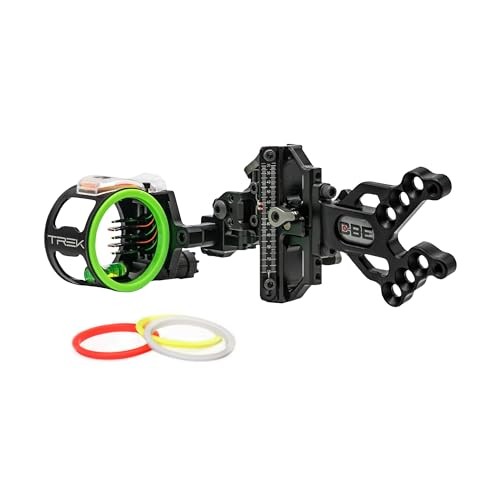 CBE TREK 5-PIN .010" Fiber Bow Sight, RH, Carbon Fiber (CBE-TKS-5-RH-10): NEW