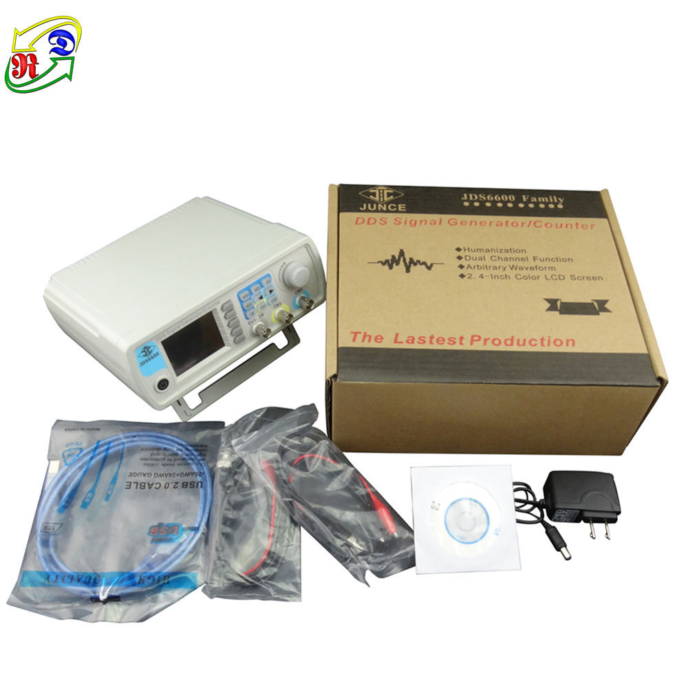2.4" TFT LCD JDS6600 50MHz 2CH Arbitrary Waveform DDS Signal Generator