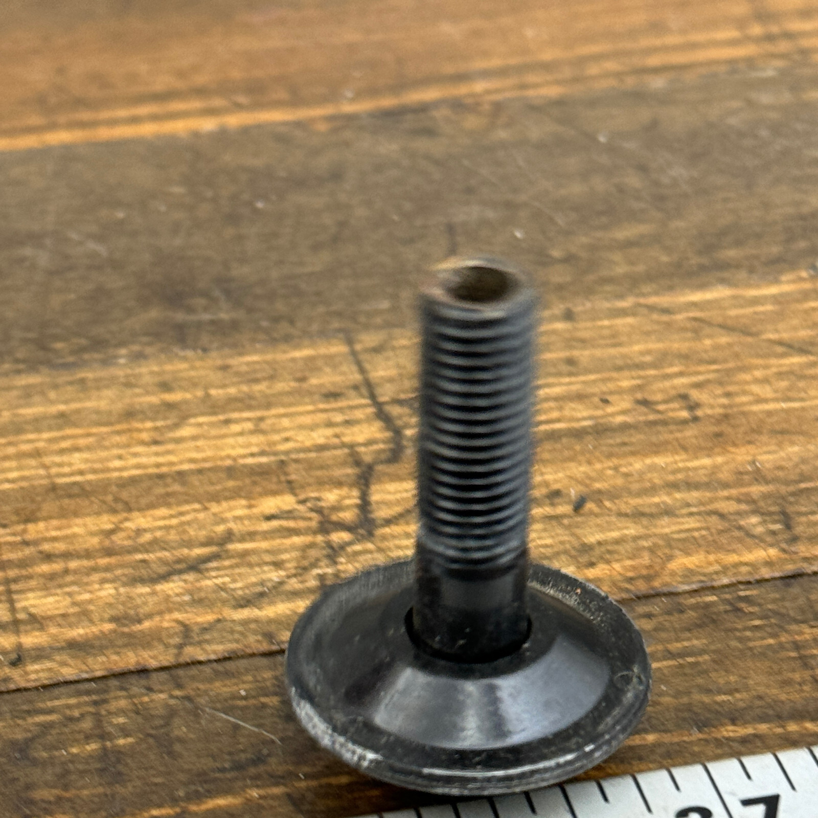 Mongoose Top Cap Bolt 1 1/8 Threadless Headset Fork Old BMX Potts Cable Guide