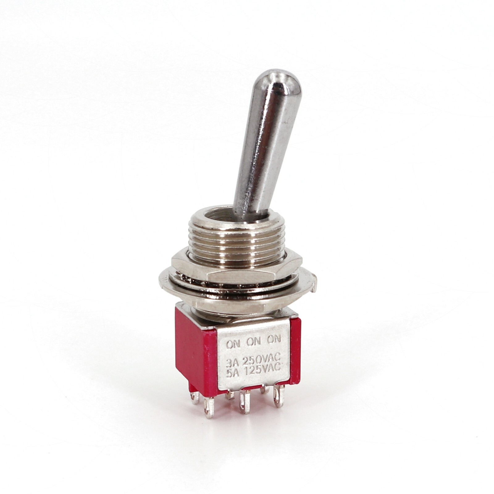 Salecom T812-Z1 Large Long Handle 6-Pin ON-ON-ON 3-Way SP3T Mini Toggle Switch