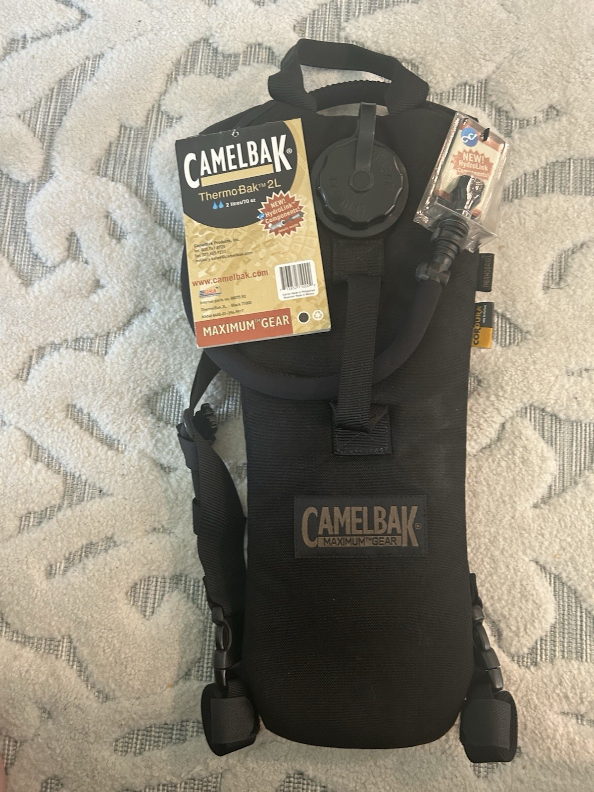 Camelbak Maximum Gear Thermobak 2L / 70oz Hydration Backpack, Black￼