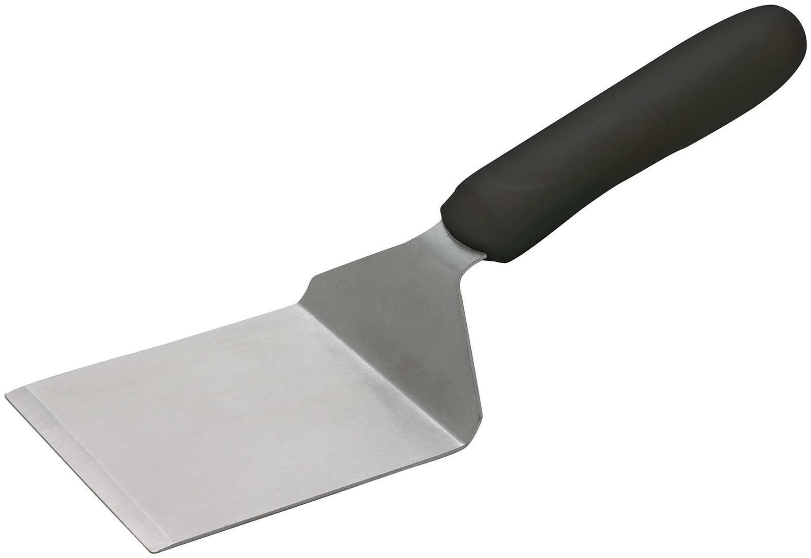 4x4 Inch Griddle Spatula Turner Black Handle For Burgers Steaks