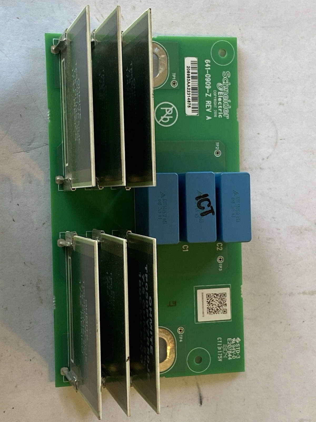 Schneider Electric Circuit Board 641-0909-Z  REV A