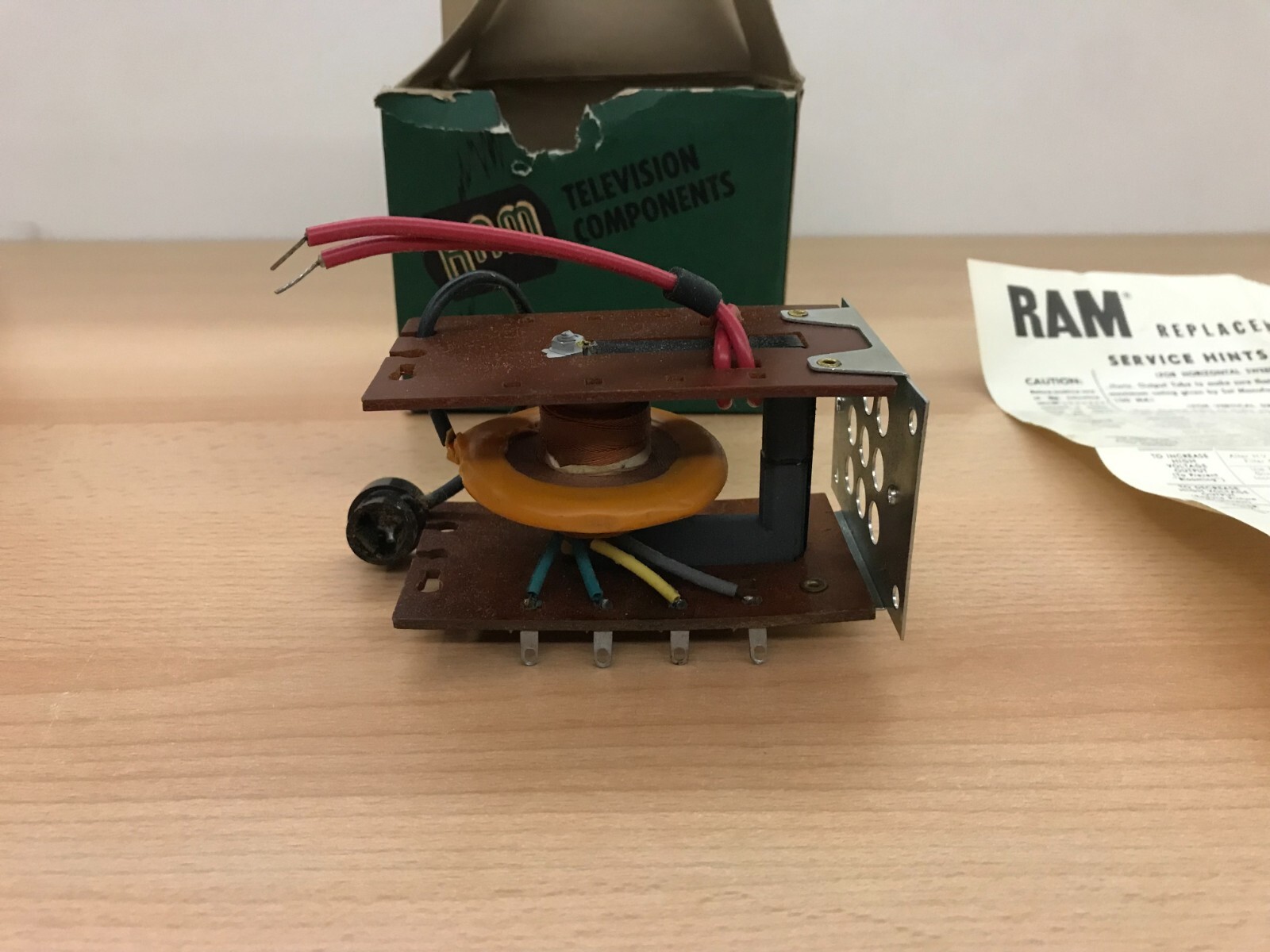 RAM Television Components X069 Horizontal Output Transformer - NOS