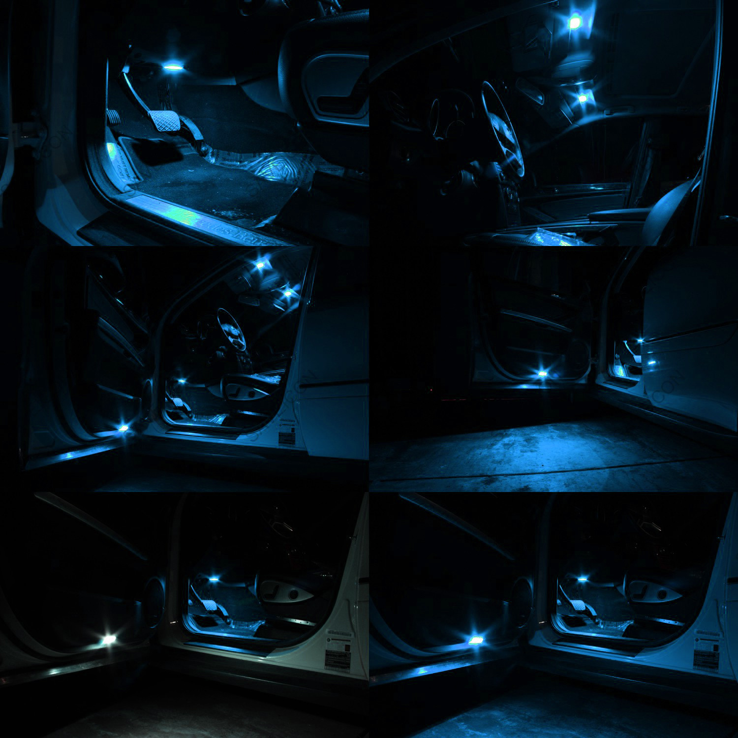 13 x ICE BLUE LED Interior Light Package For 1999 - 2006 Chevy Silverado + TOOL