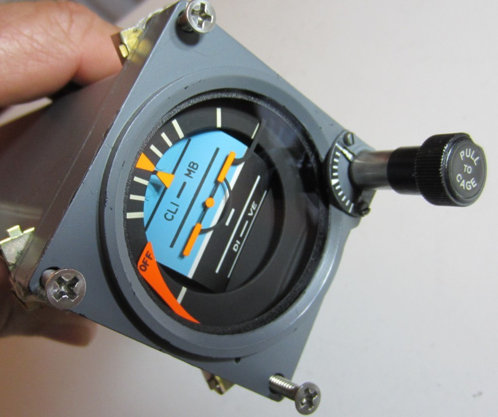 ATTITUDE INDICATOR AI-804R, P/N 501-1197-05 JET ELECTRONICS