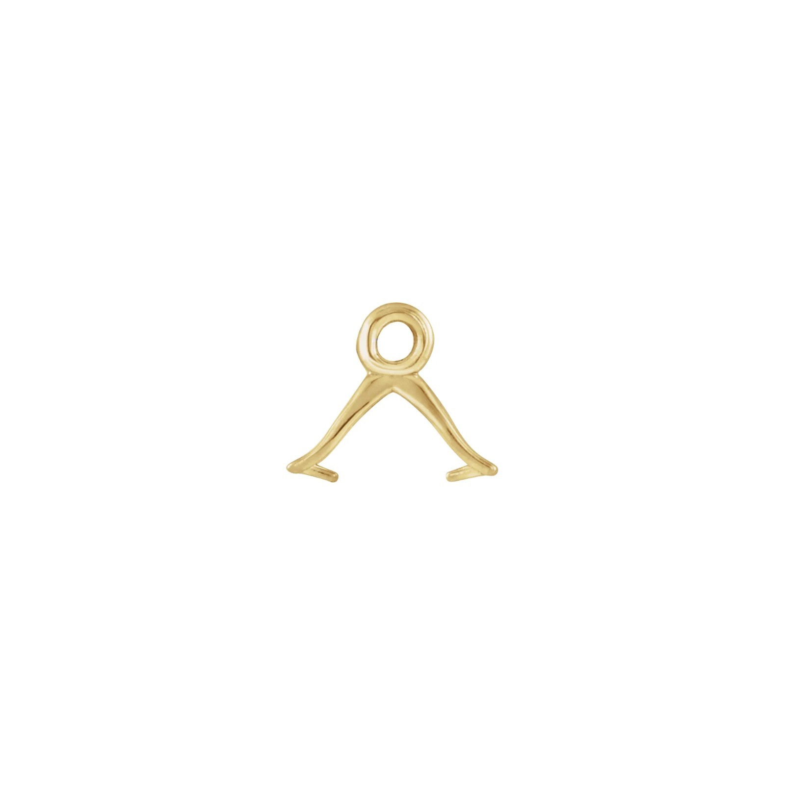 14K Gold Briolette Dangle for 8x5 mm Briolette