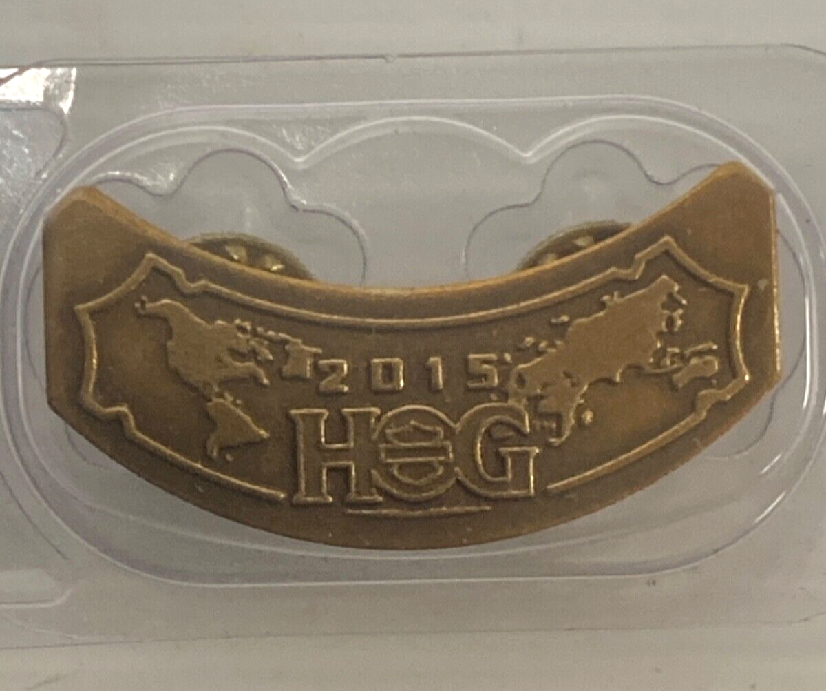 NEW Harley Davidson 2015 HOG ~Harley Owners Group~ Rocker Patch + Pin