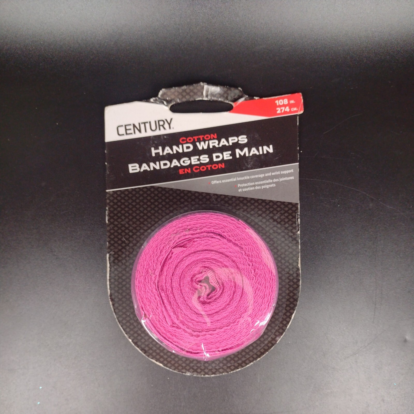 Pinck Century Cotton Hand Wraps Bandages Inner Glowe 108in/274cm