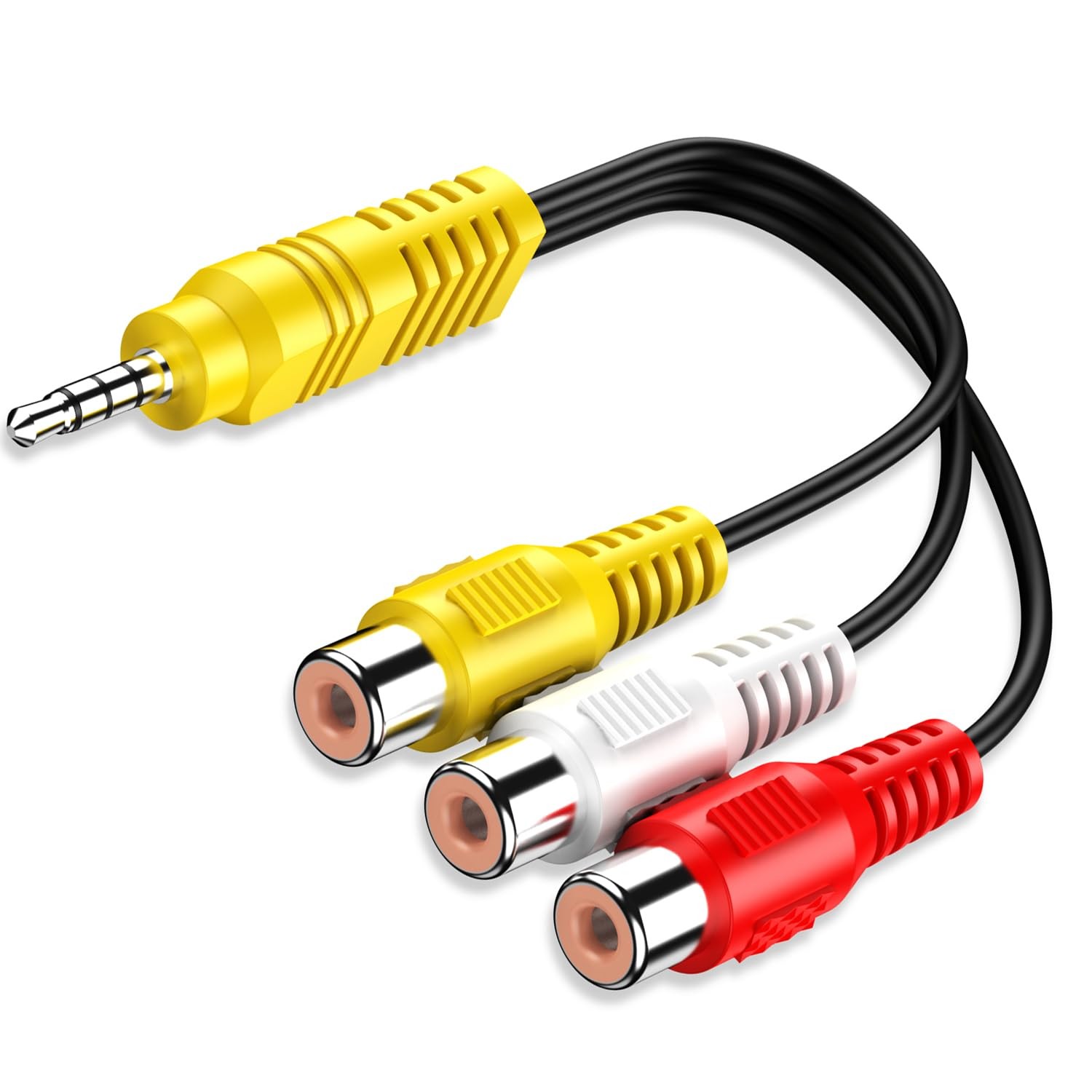 BERLAT Video AV Component Adapter Cable Replacement for TCL TV, 3 RCA to AV...