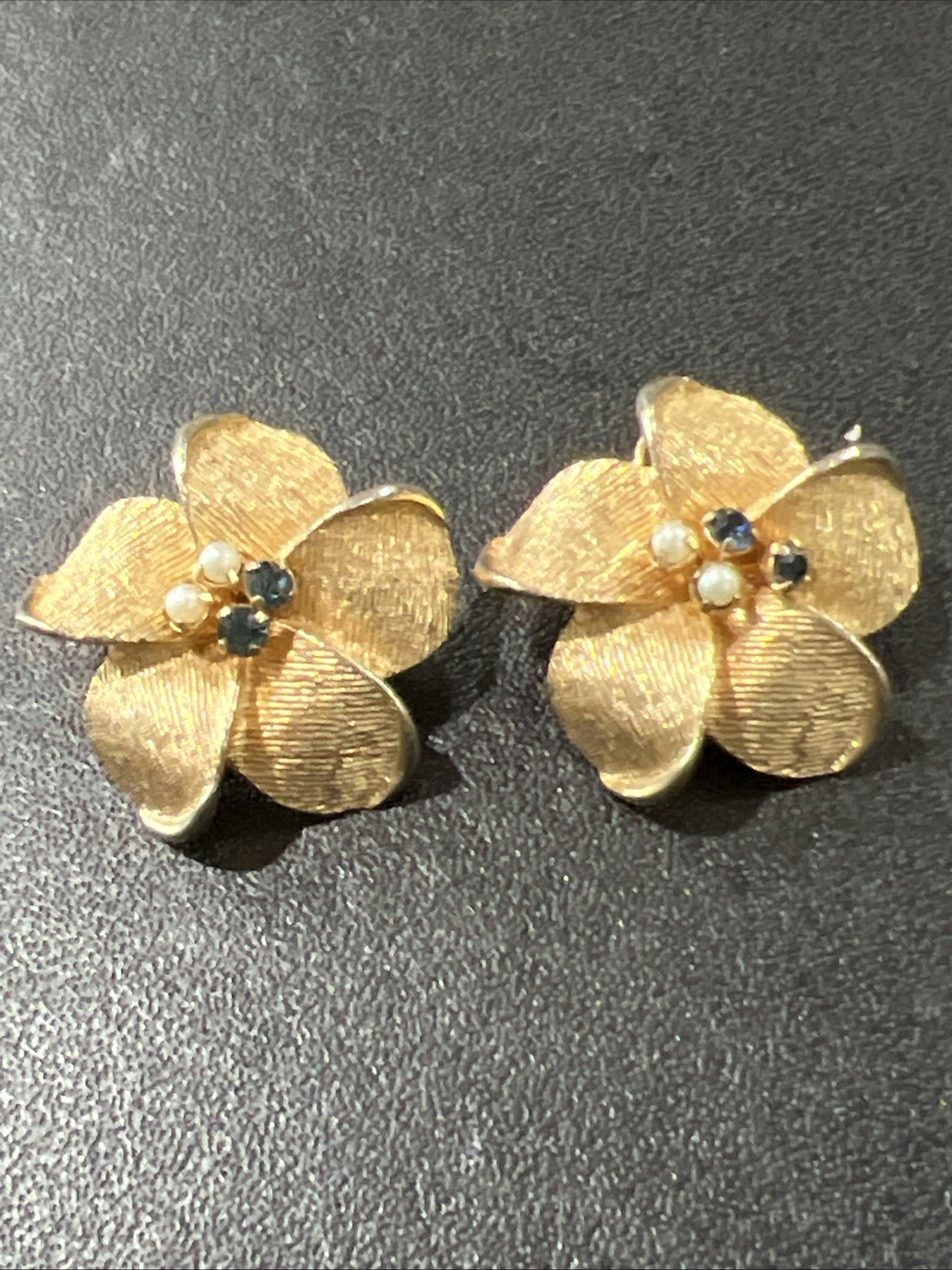 Vintage Benedilet Clip On Earrings Signed