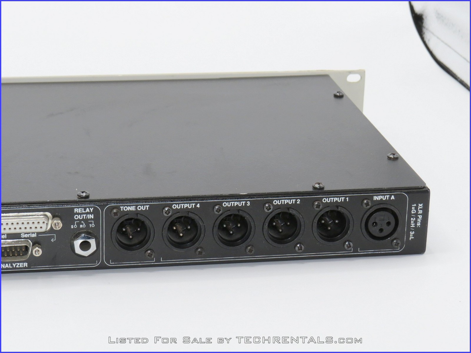 BRAINSTORM ELECTRONICS SR-15+ TIME CODE DISTRIPALYZER + PREWIRED XLR RACK PANEL!