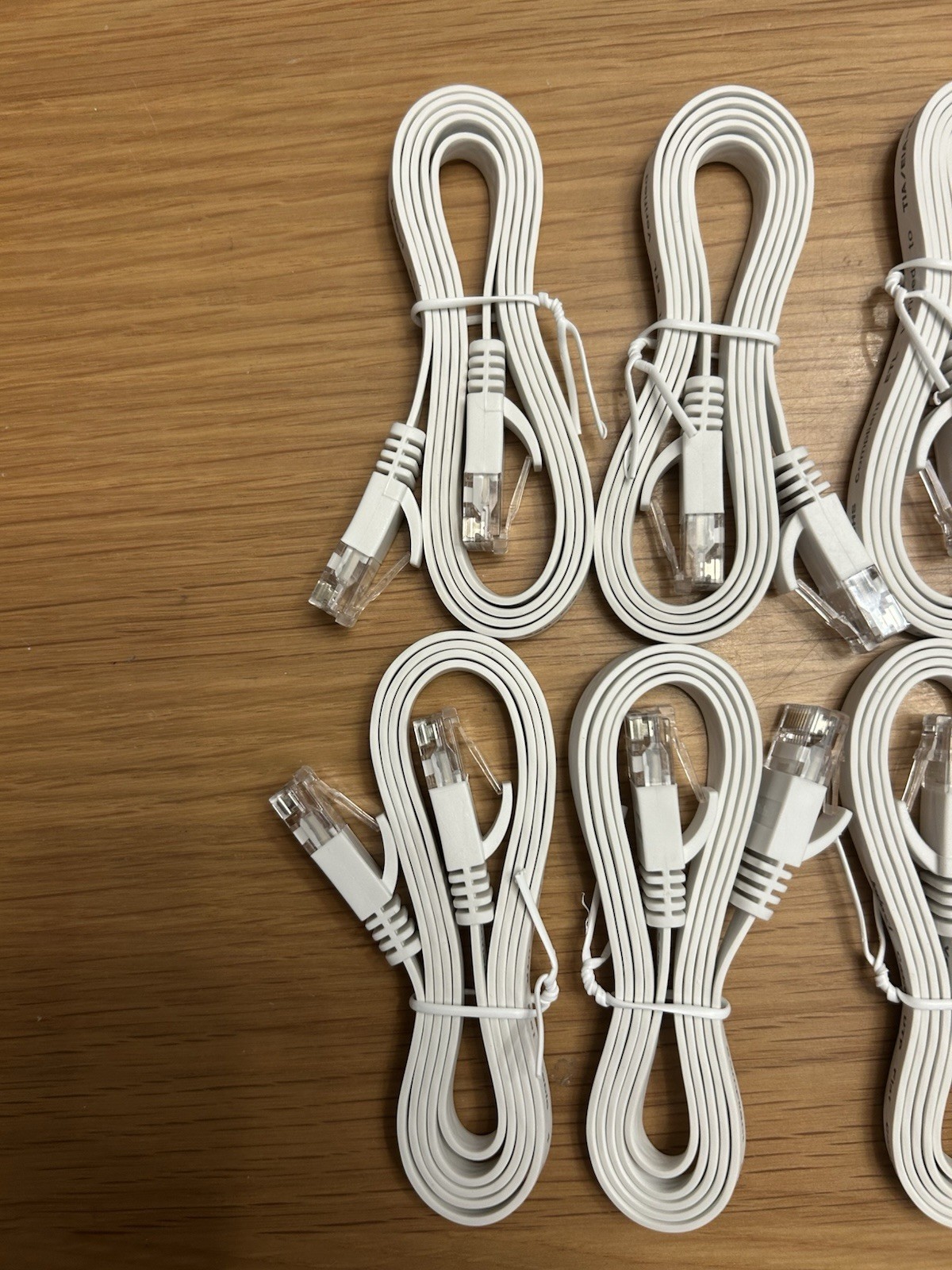10Gbps 6-Pack Cat 6 Ethernet - 3 ft, White