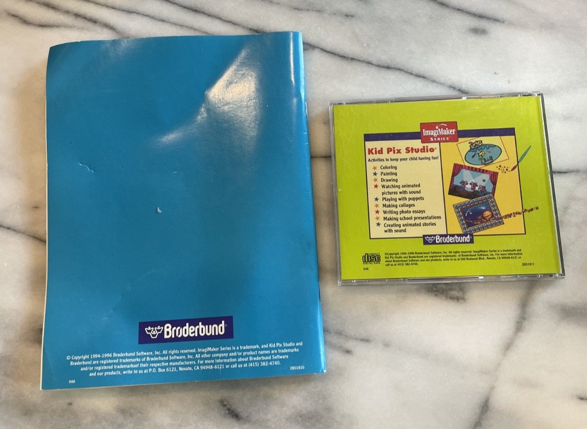 KID PIX Studio Big Box - Image Maker Edition - Rare!