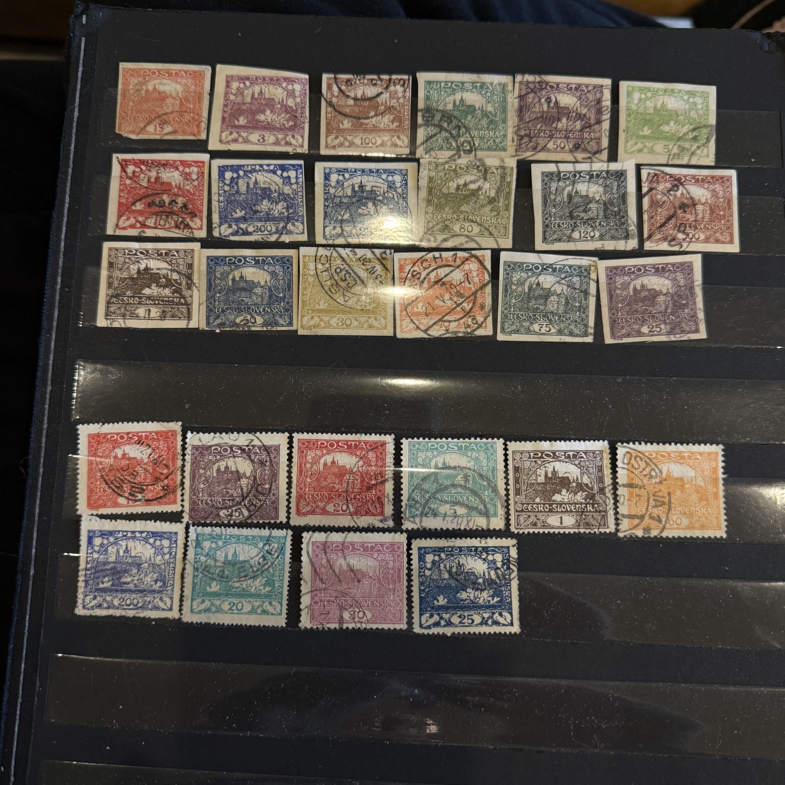 Czechoslovakia Ceskoslovensko BB stamps duplicate;... FREE SHIPPING; 16 pages