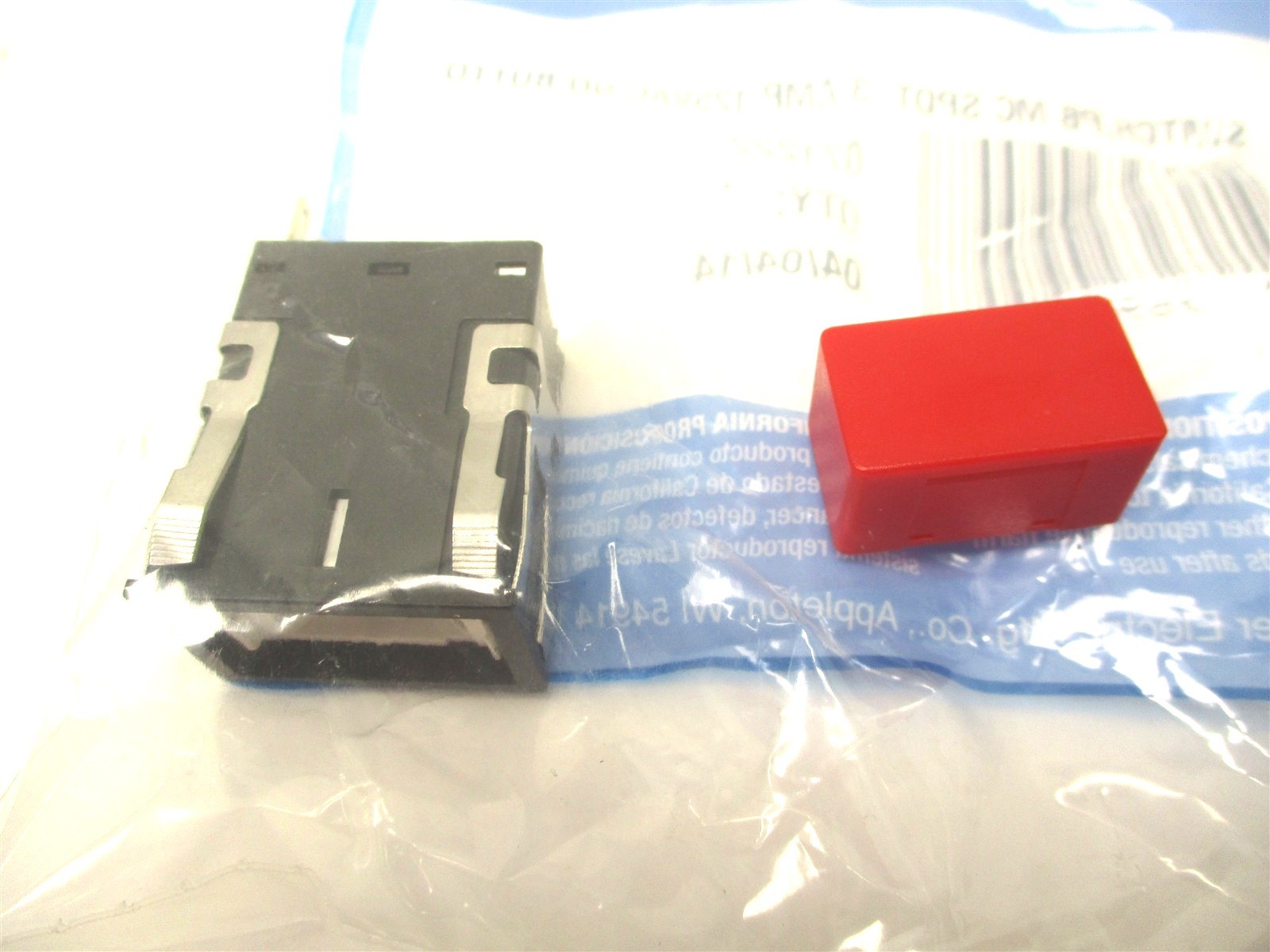 070530 NEW MILLER ELECTRIC RED BUTTON WITH SWITCH KIT 071222 071223