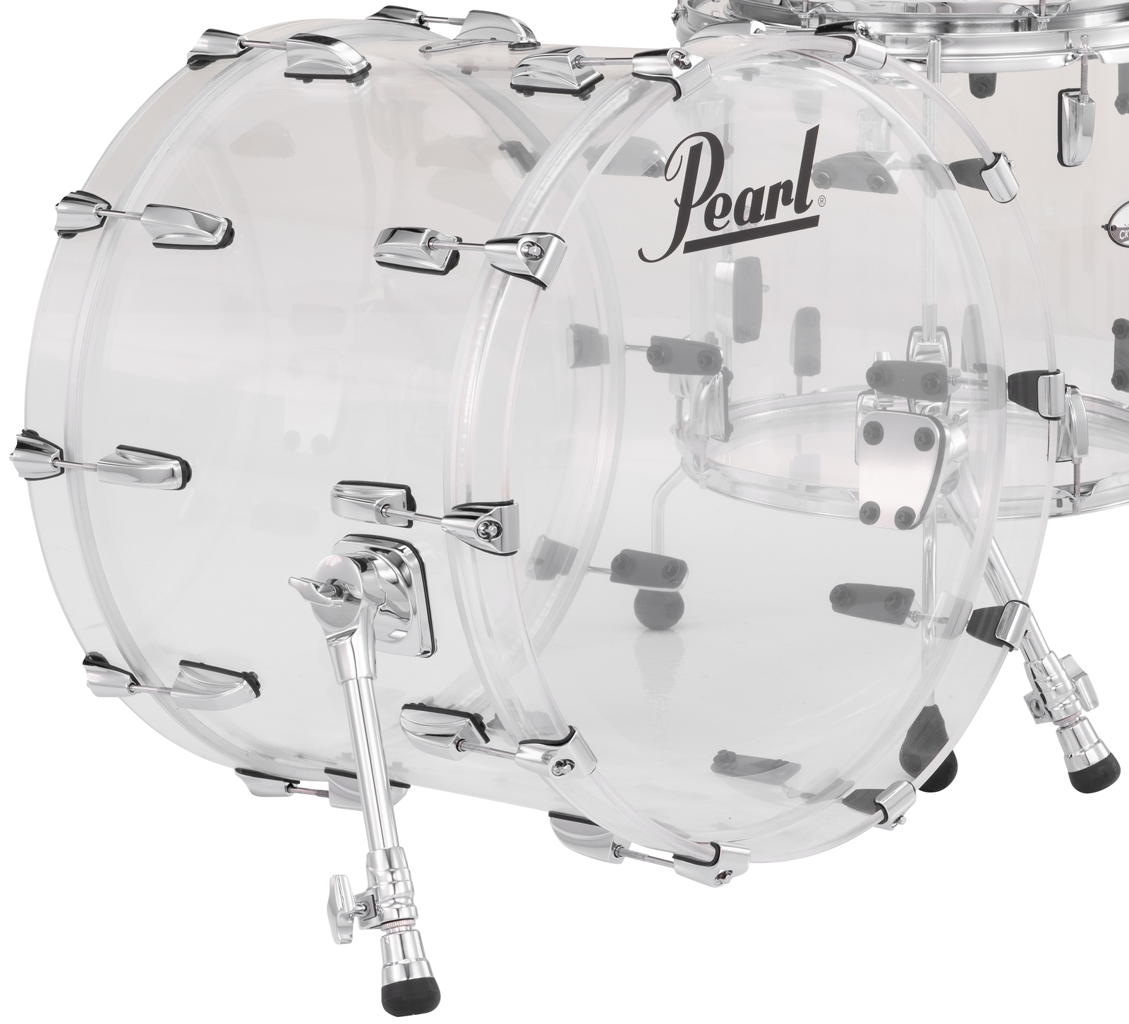 Pearl Crystal Beat Ultra Clear 22x16" Acrylic Kick Bass Drum | Authorized Dealer
