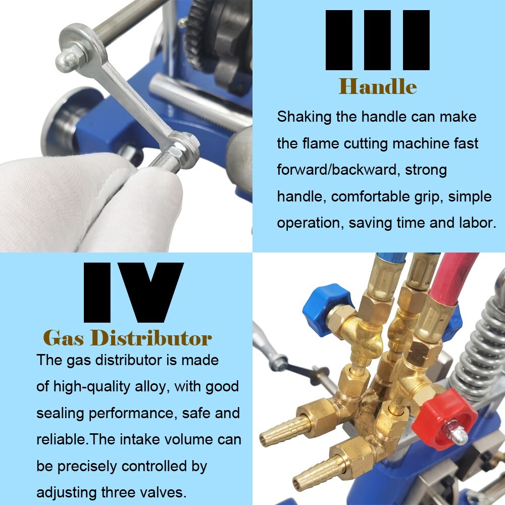 Gas/Torch Cutting Machine Hand Pipe Cutting Beveling Machine Flame Cutting Machi