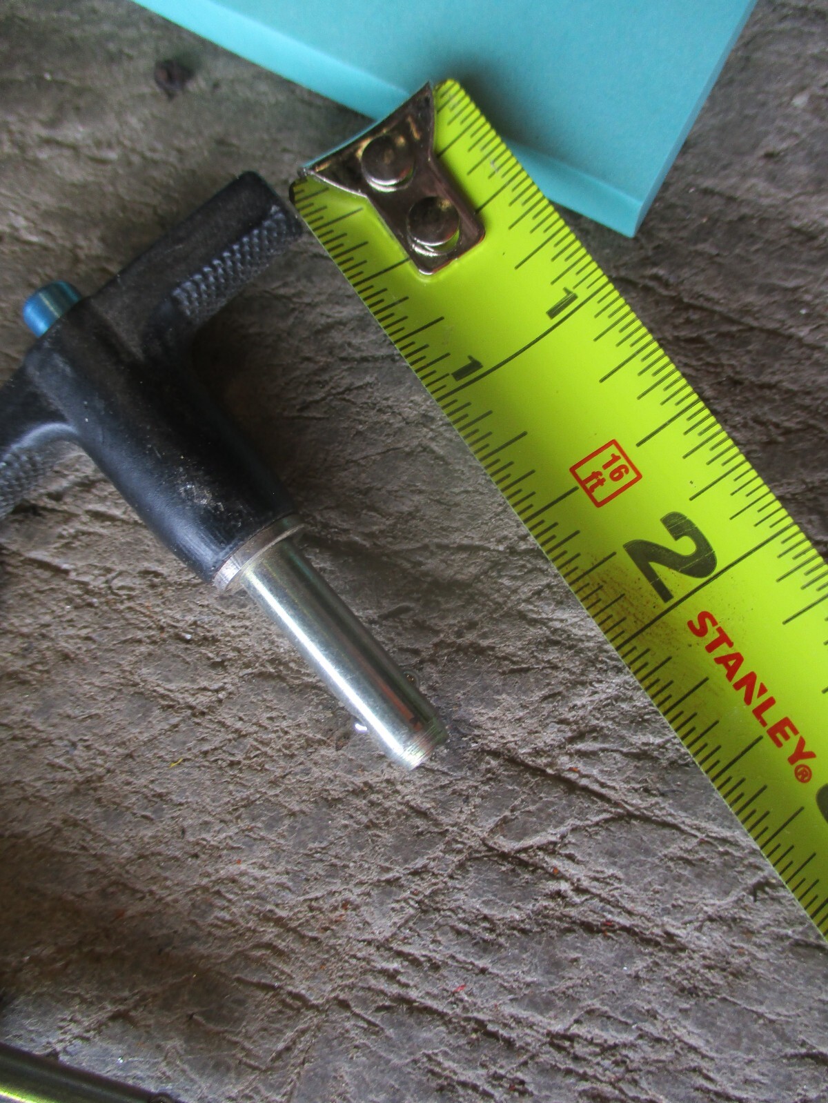 2 NOS Push Button Release Pins, 7/8" Shank, 1/4" Dia, 2.25" OAL