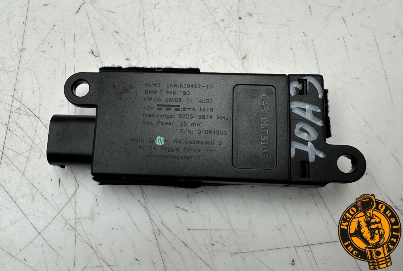 2012-25 BMW 2 4 6 8 CABRIO DWA ALARM SYSTEM THEFT LOCKING ANTENNA CONTROL MODULE
