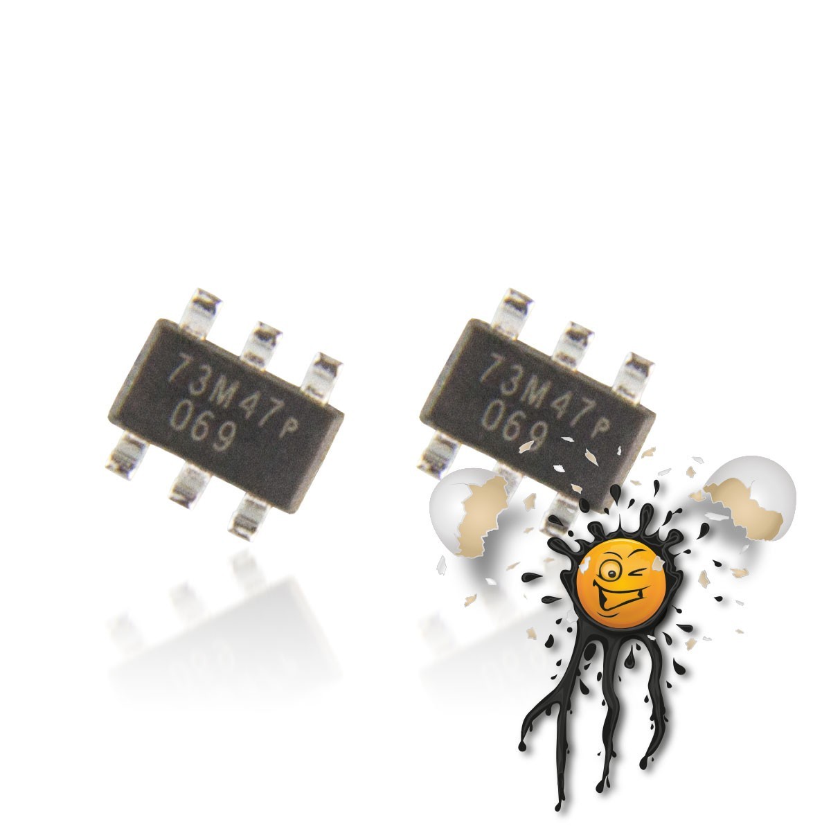 2 x OB2273MP OB2273 SOT-23-6 PWM Controller IC Current Mode PWM Control IC