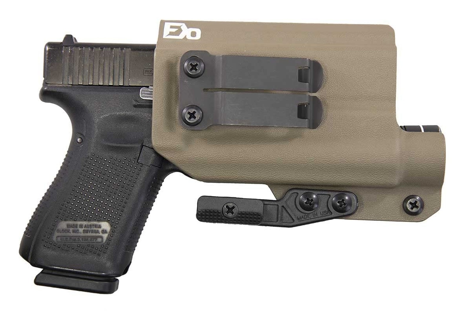 FDO Industries IWB Kydex Holster Compatible with Glock 19 23 32 w/TLR1 -Discr...