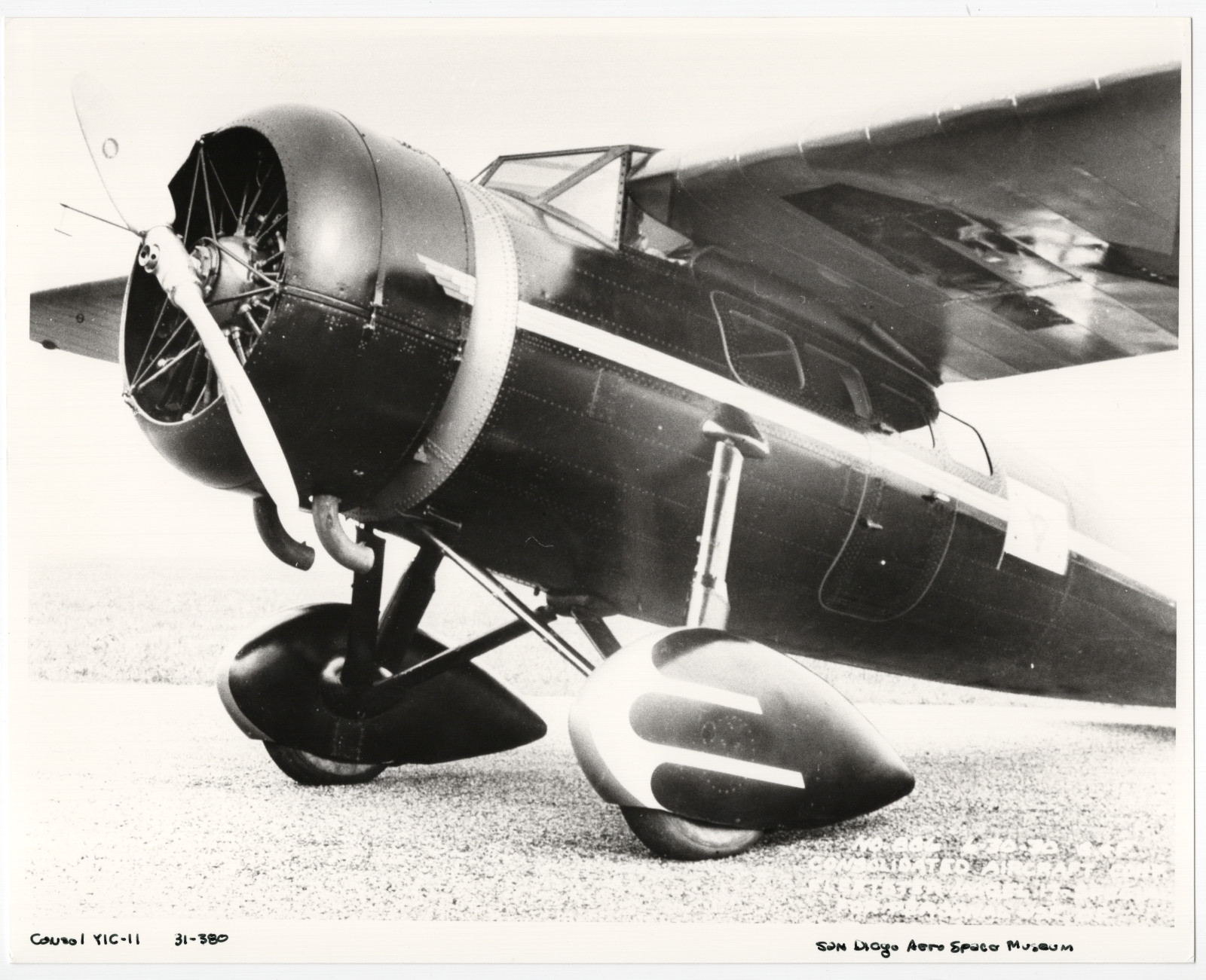 Before the Eighth Air Force: Ira Eaker's Y1C-11 Fleetster, 31-380, 8x10
