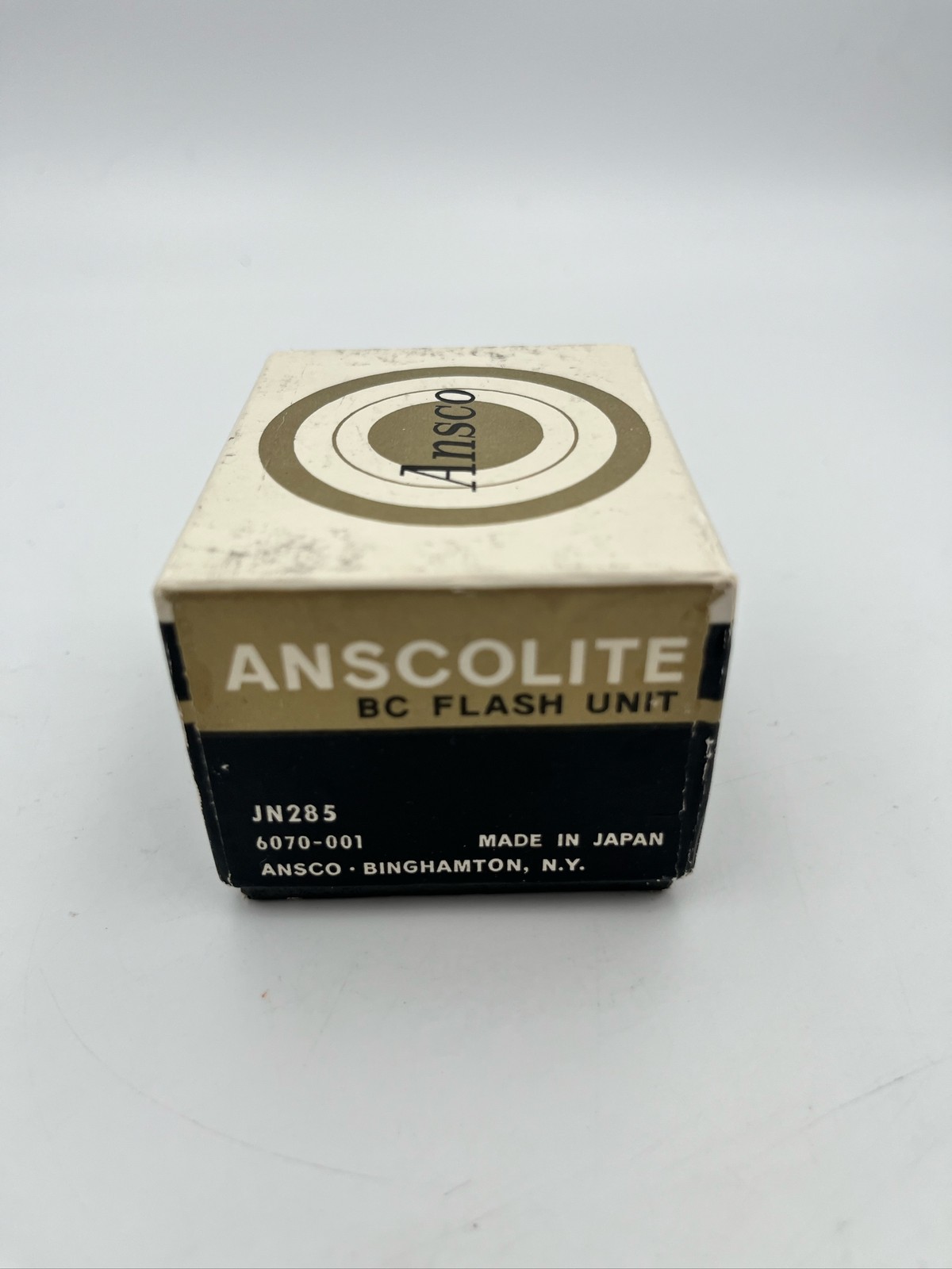 Ansco Anscolite II Gray Vintage Camera Flash Complete Set Japan