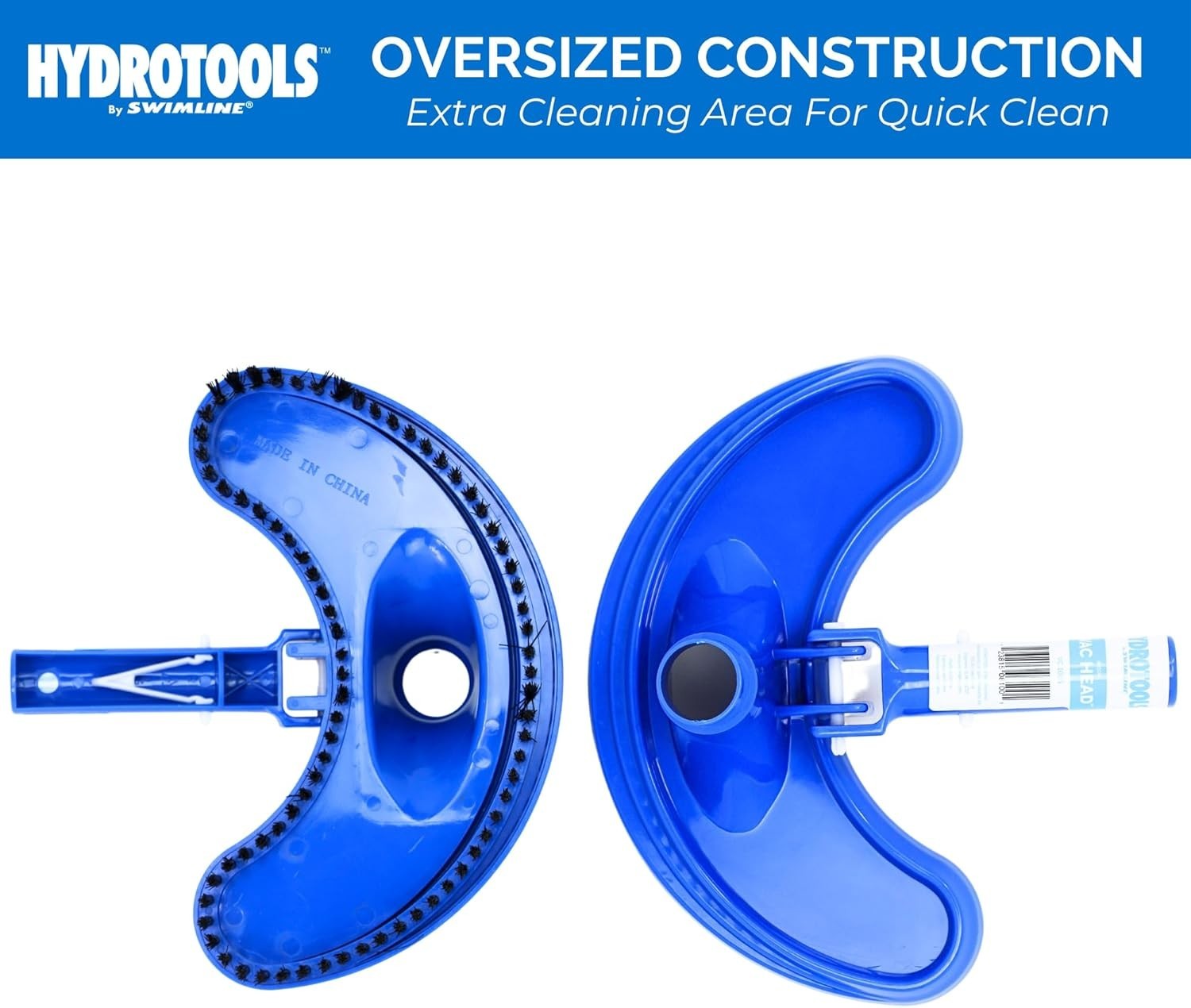 HYDROTOOLS Manual Pool Vacuum Head Attachment for Inground & Above Ground Pools