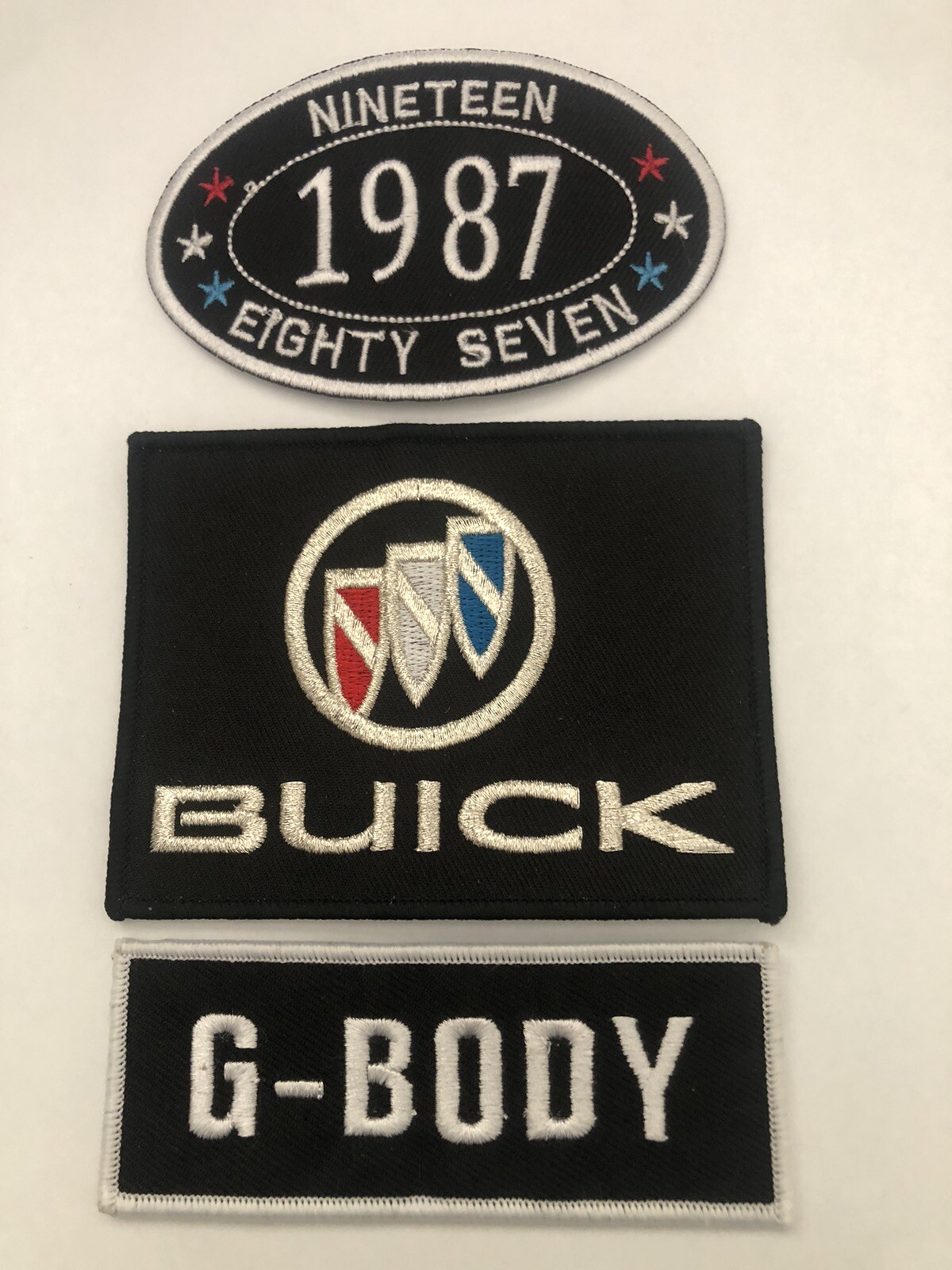 1987 BUICK G-BODY SEW/IRON ON PATCH EMBROIDERED  REGAL GRAND NATION