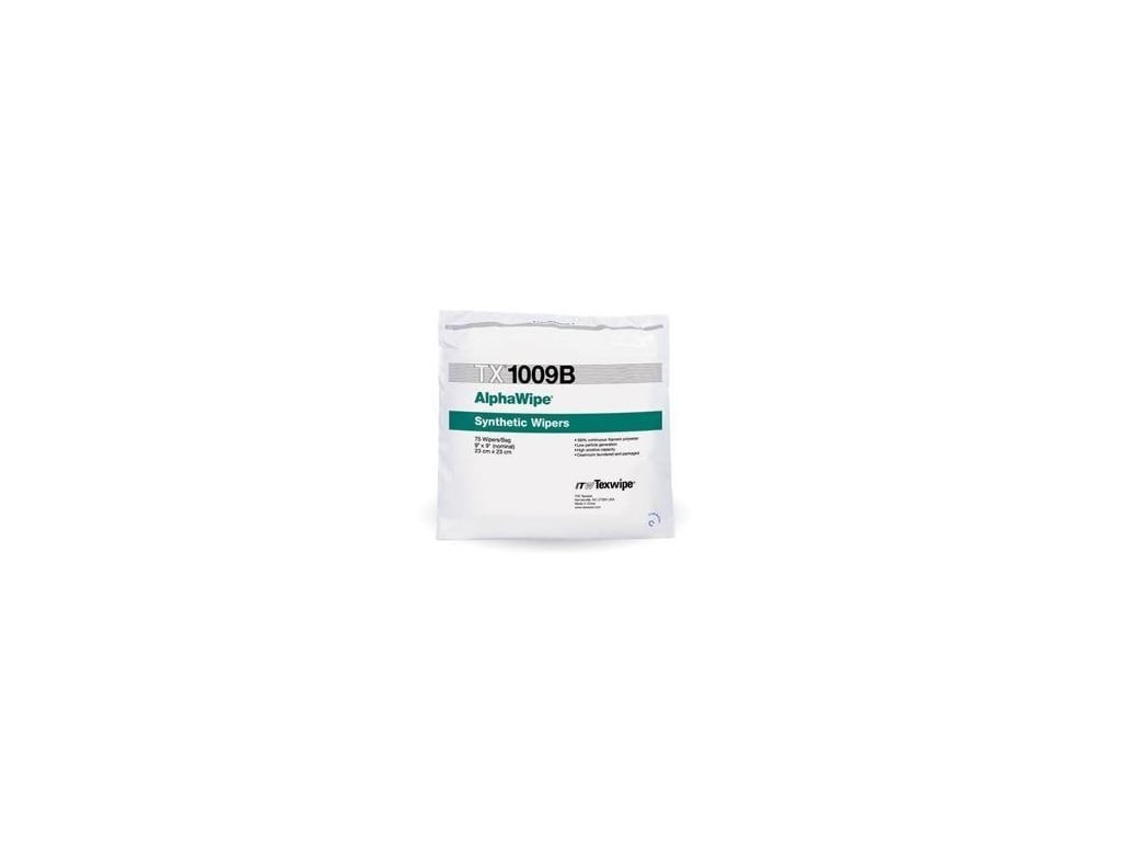 Texwipe TX1009B-CASE - AlphaWipe dry wipers, 9 inch x 9 inch, 10 bags/case