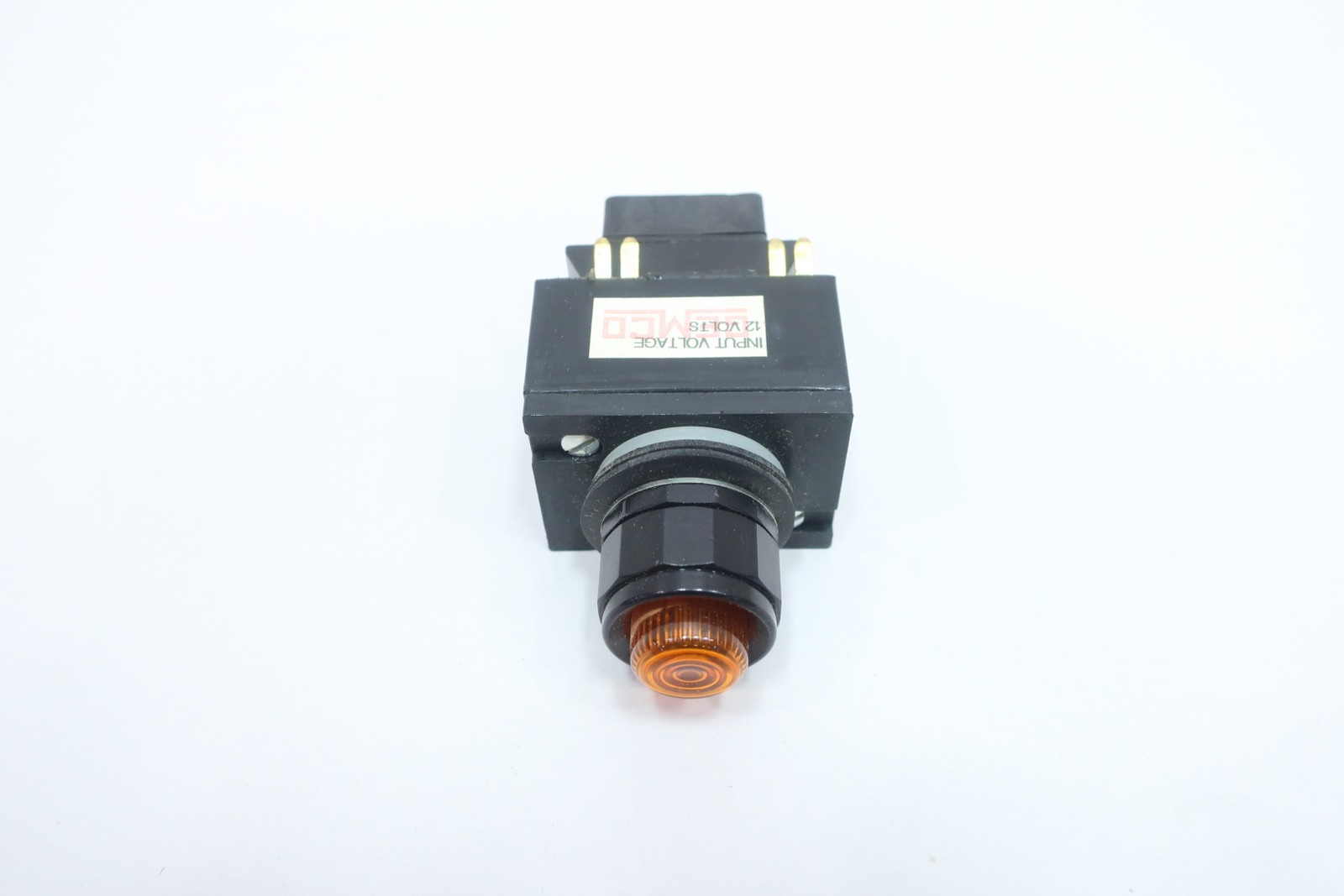 Gemco B404L25123EPP1 Illuminated Amber Pushbutton Selector Switch
