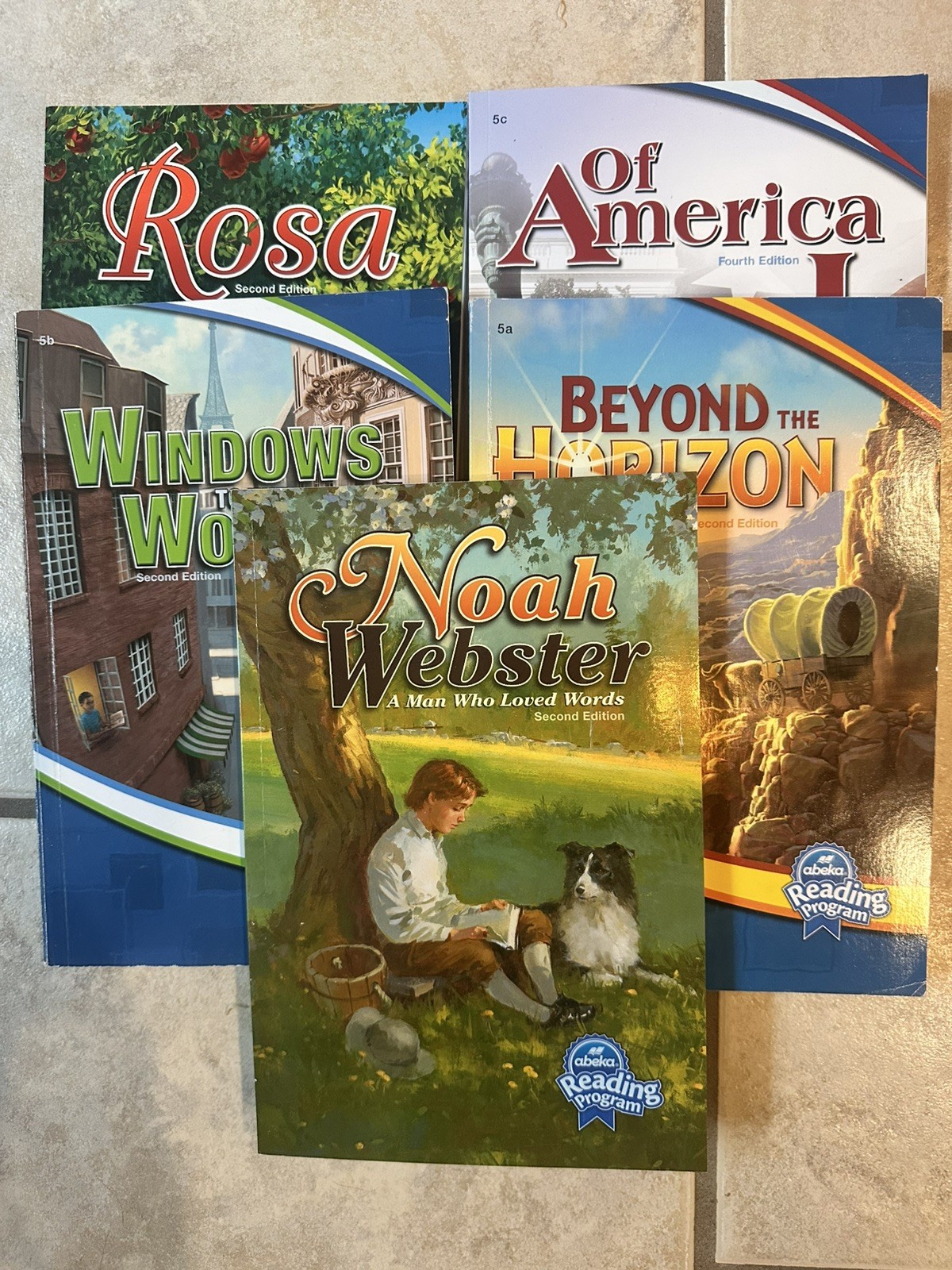Abeka Readers 5 Books for Fifth grade