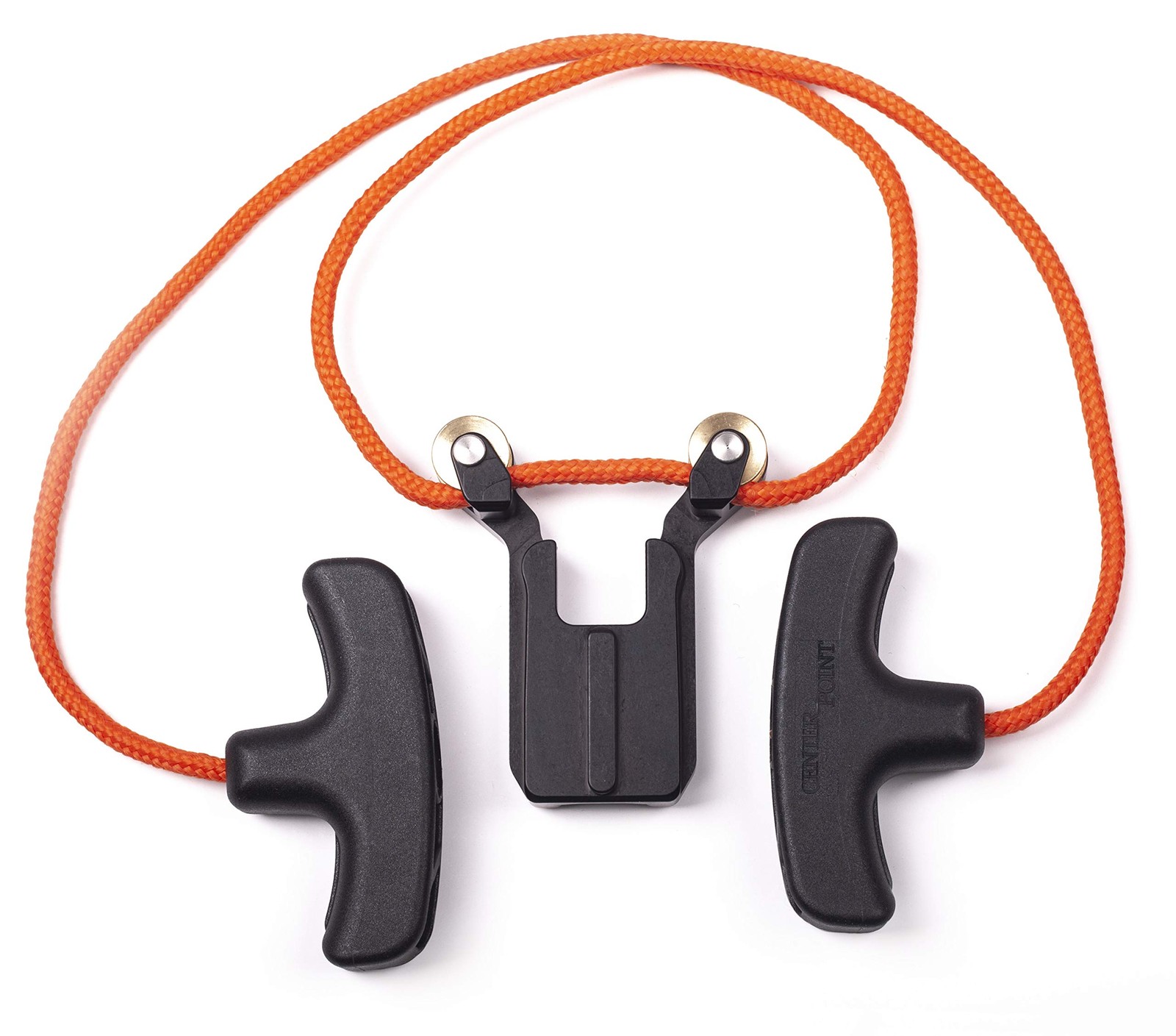 CP400 33-Inch Rope Cocking Sled - Orange Nylon Cocker with Roller Glide Hooks...