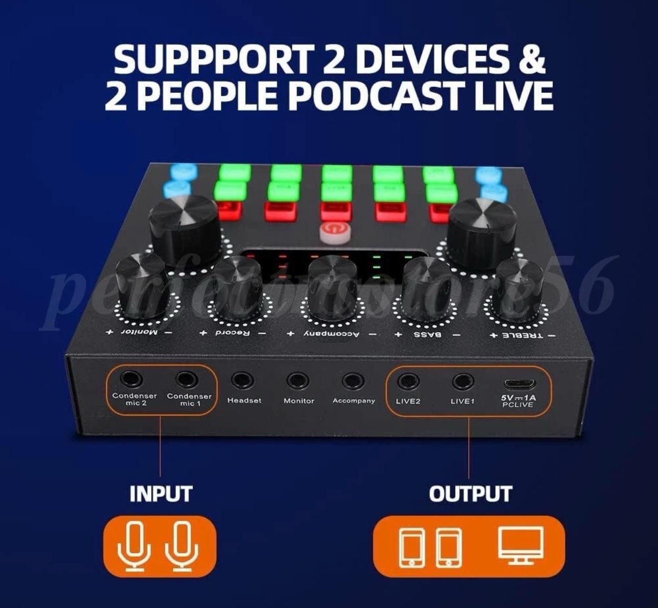 MICYUSING BM-800 Audio Interface & Condenser Microphone Set, Cardioid, DSP Chip