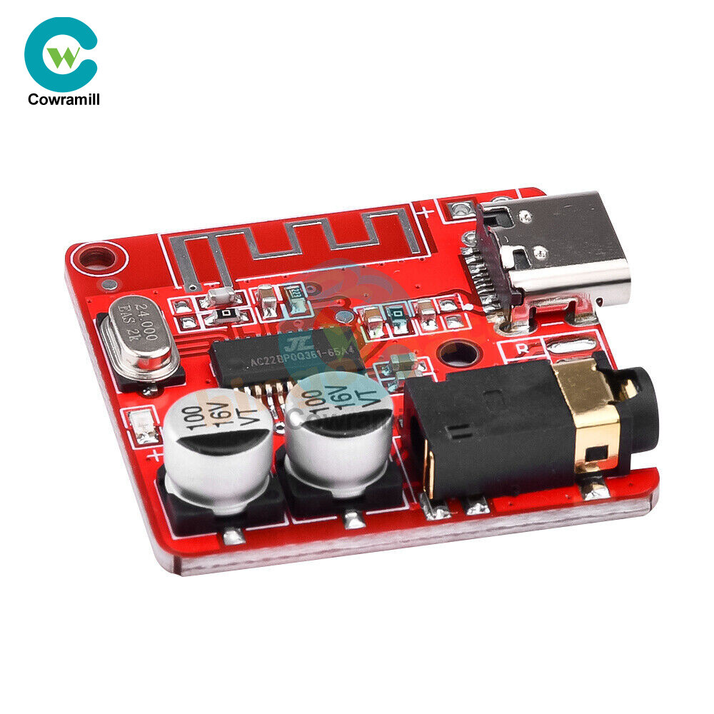 10PCS 3.7V-5V Mini Bluetooth 5.0 Audio Receiver MP3 Decoder Amplifier Module.