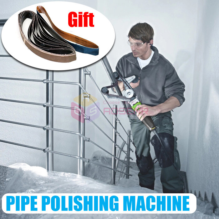 Tube Pipe Belt Sanders Stainless Steel Tube Polishing Polisher Grinder Burnisher